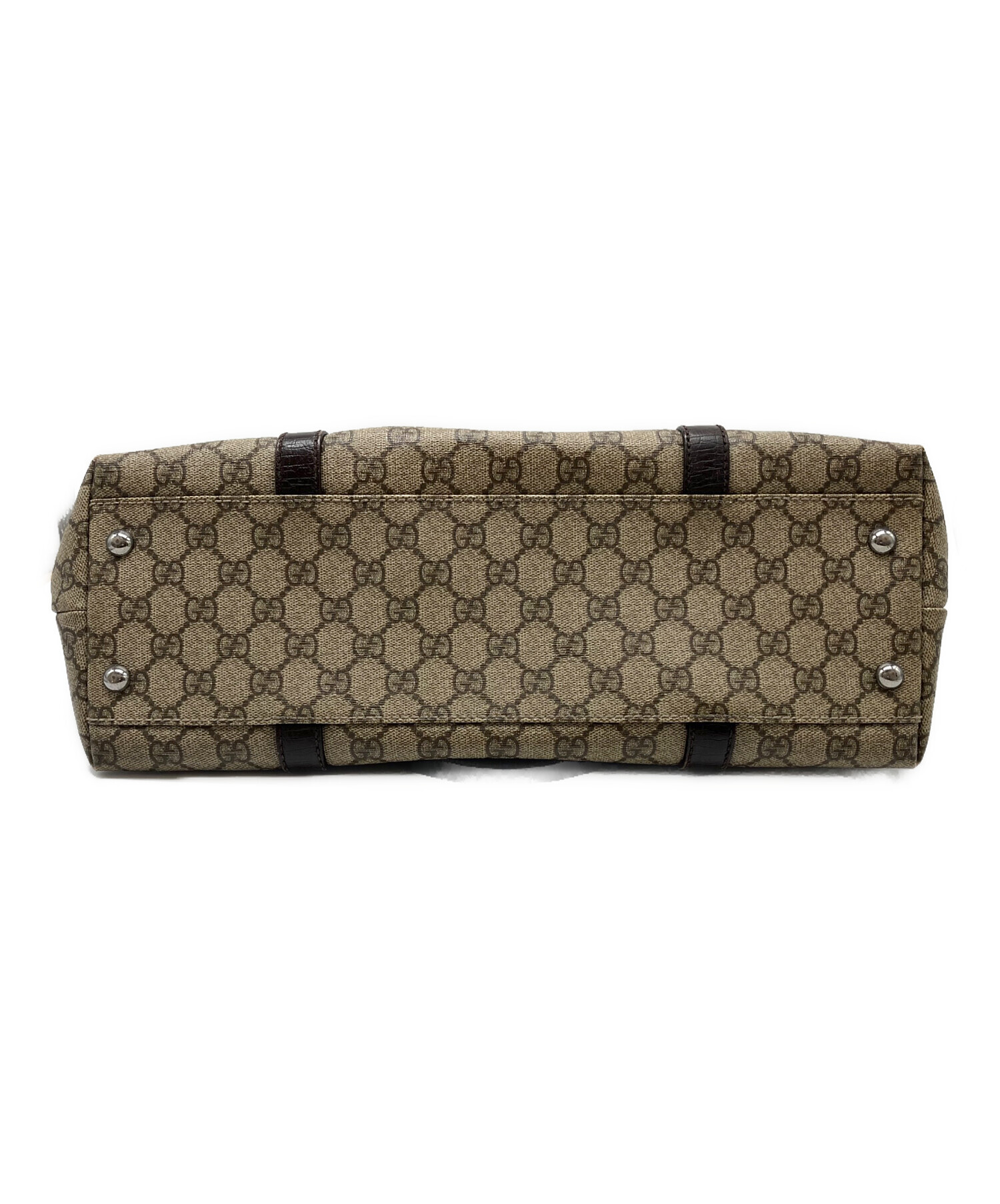 中古・古着通販】GUCCI (グッチ) トートバッグ GGスプリーム ベージュ