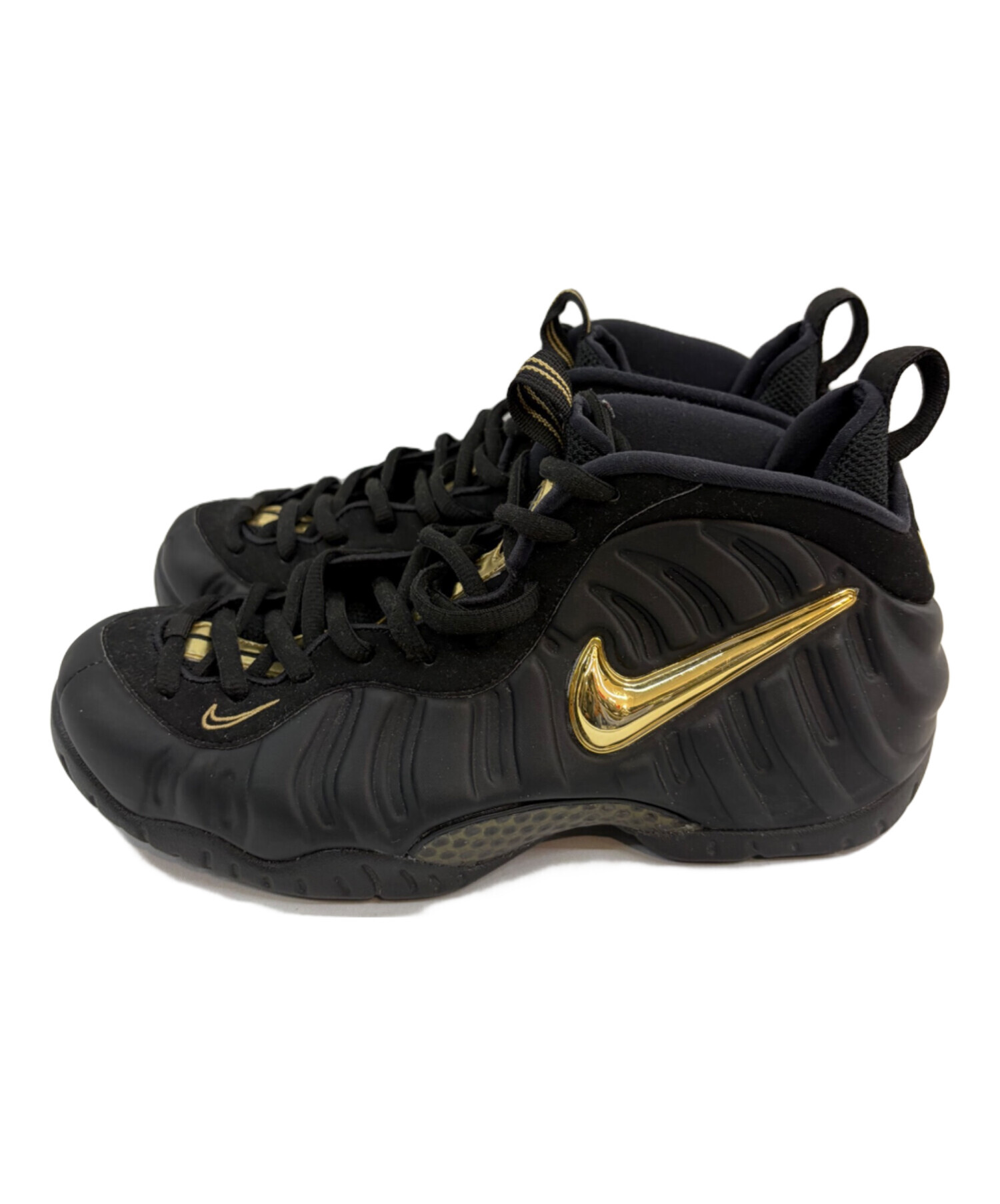 中古・古着通販】NIKE (ナイキ) Air Foamposite Pro ブラック×ゴールド 