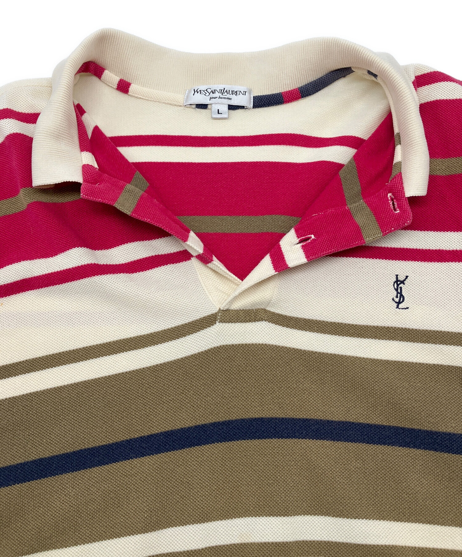 中古・古着通販】Yves Saint Laurent (イヴサンローラン) ポロシャツ