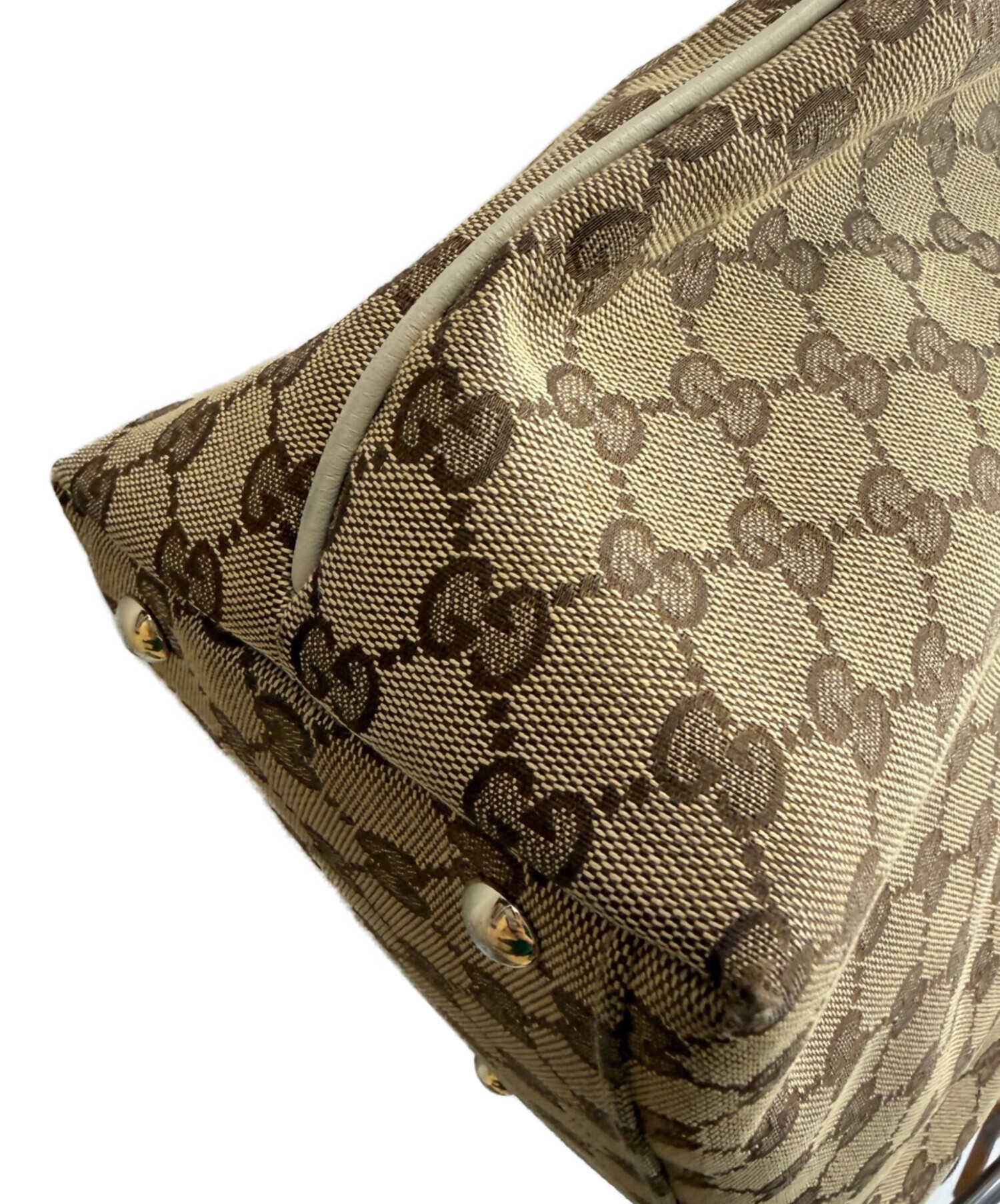 中古・古着通販】GUCCI (グッチ) GG トートバッグ ベージュ