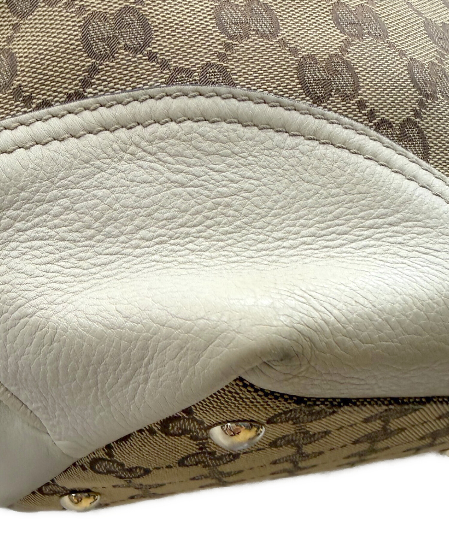 中古・古着通販】GUCCI (グッチ) GG トートバッグ ベージュ