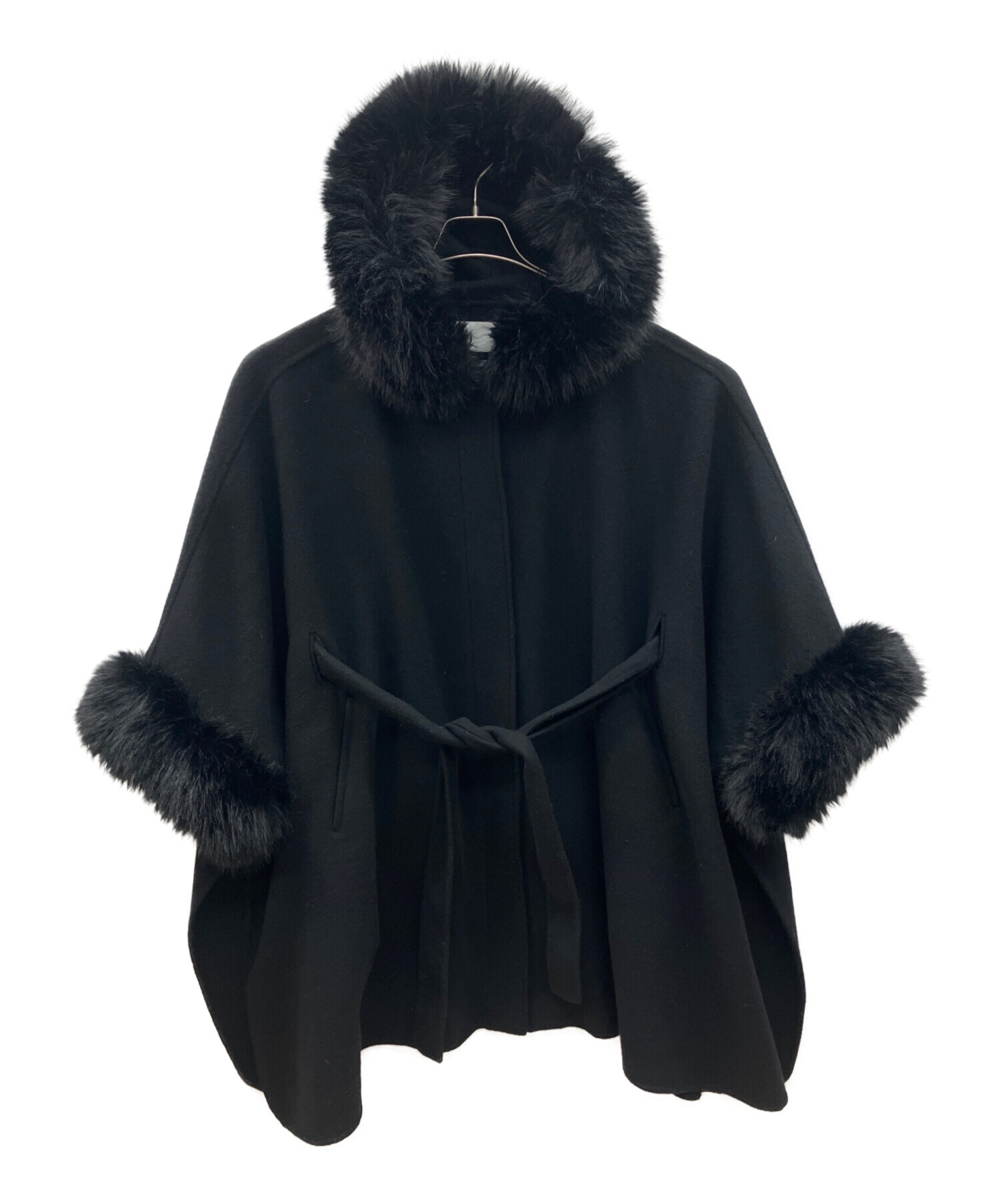 CELFORD セルフォード　コート　ポンチョ 中古・古着通販】CELFORD (セルフォード) ファーポンチョコート