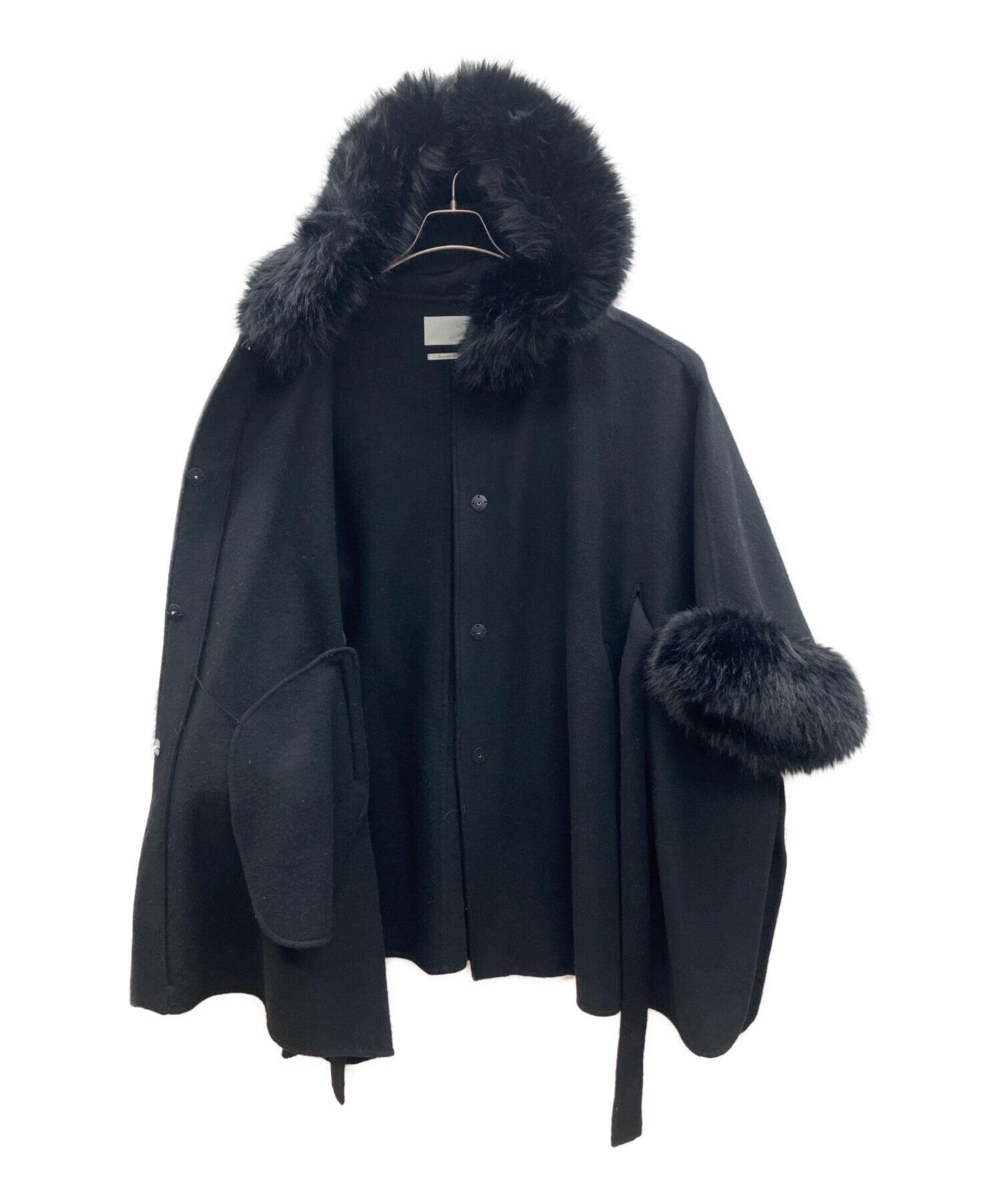 中古・古着通販】CELFORD (セルフォード) ファーポンチョコート