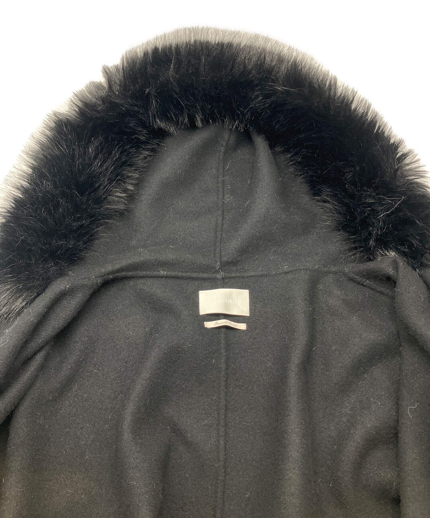 中古・古着通販】CELFORD (セルフォード) ファーポンチョコート