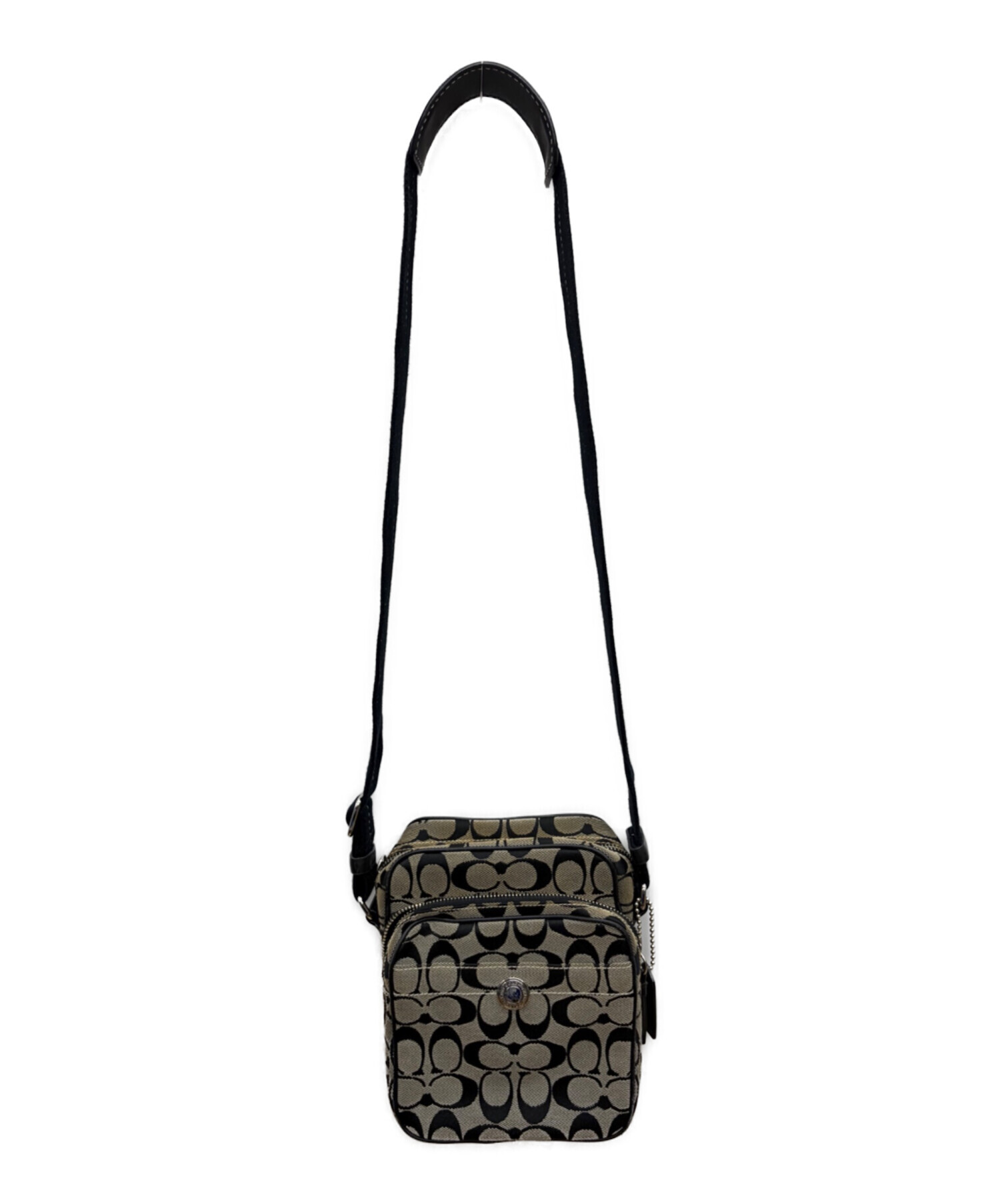 未使用級✨コーチ　シグネチャー　ショルダーバッグ 中古・古着通販】COACH (コーチ) シグネチャー ショルダーバッグ