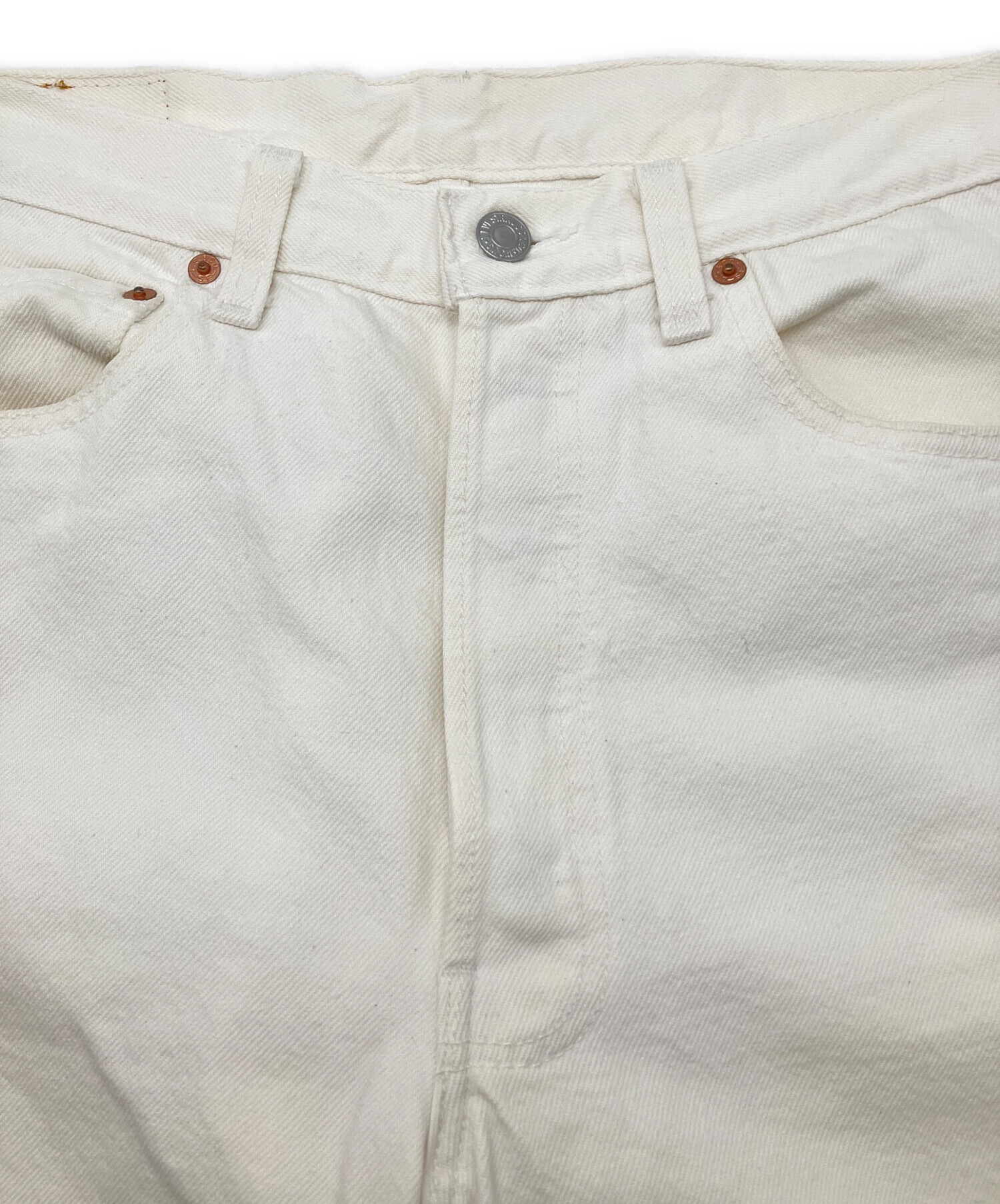 中古・古着通販】LEVI'S (リーバイス) 501ホワイトデニムパンツ 90's