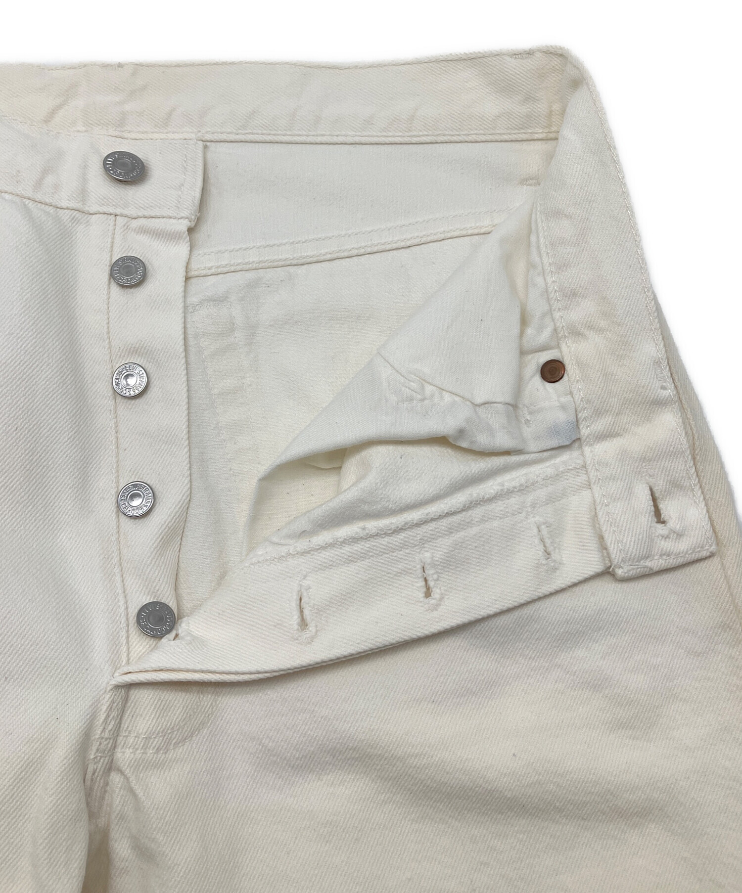 中古・古着通販】LEVI'S (リーバイス) 501ホワイトデニムパンツ 90's
