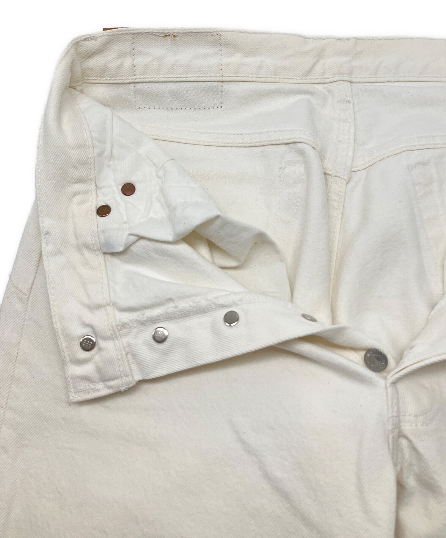中古・古着通販】LEVI'S (リーバイス) 501ホワイトデニムパンツ 90's
