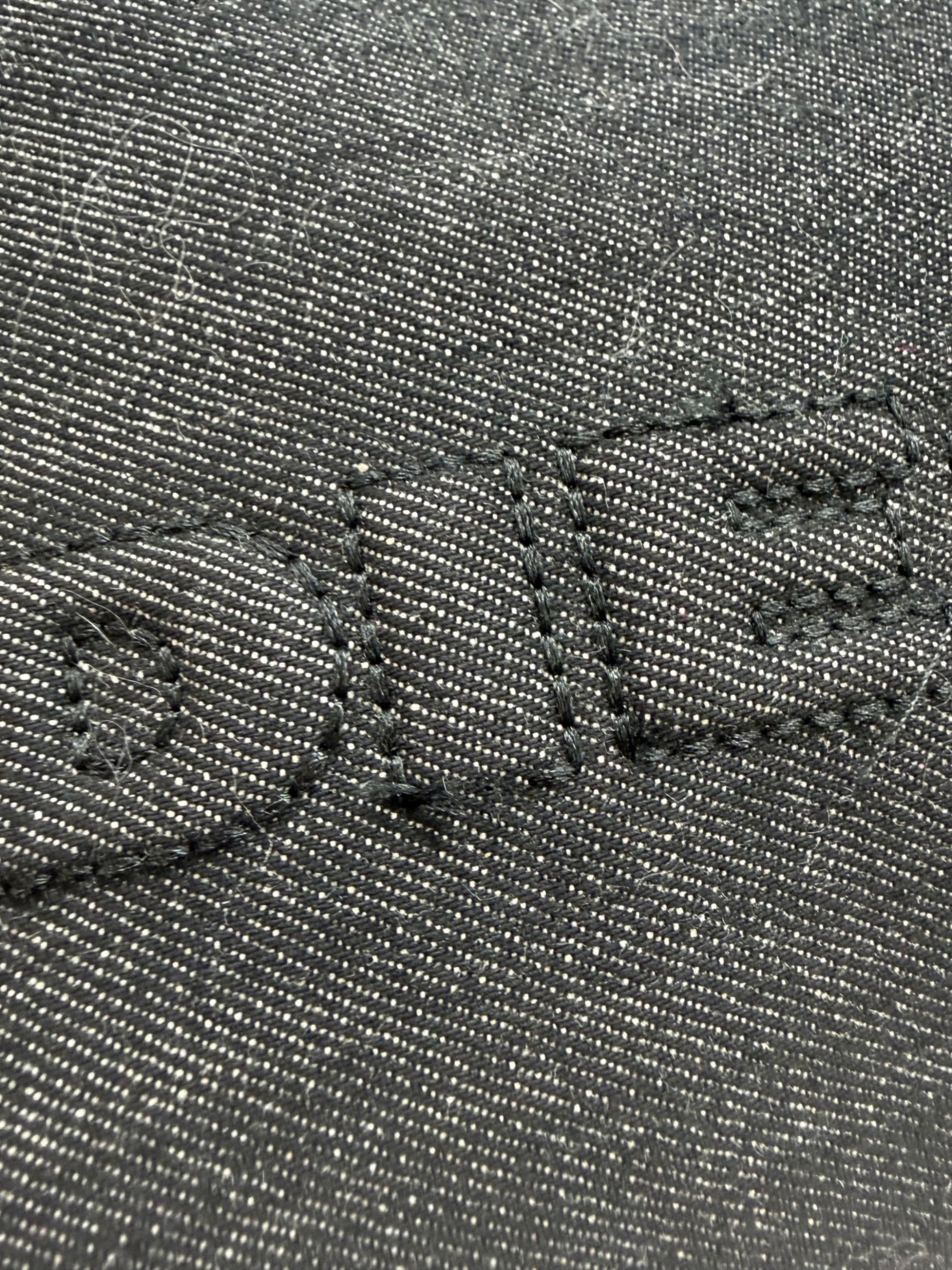 中古・古着通販】DIESEL (ディーゼル) デニムハンドバッグ ブラック
