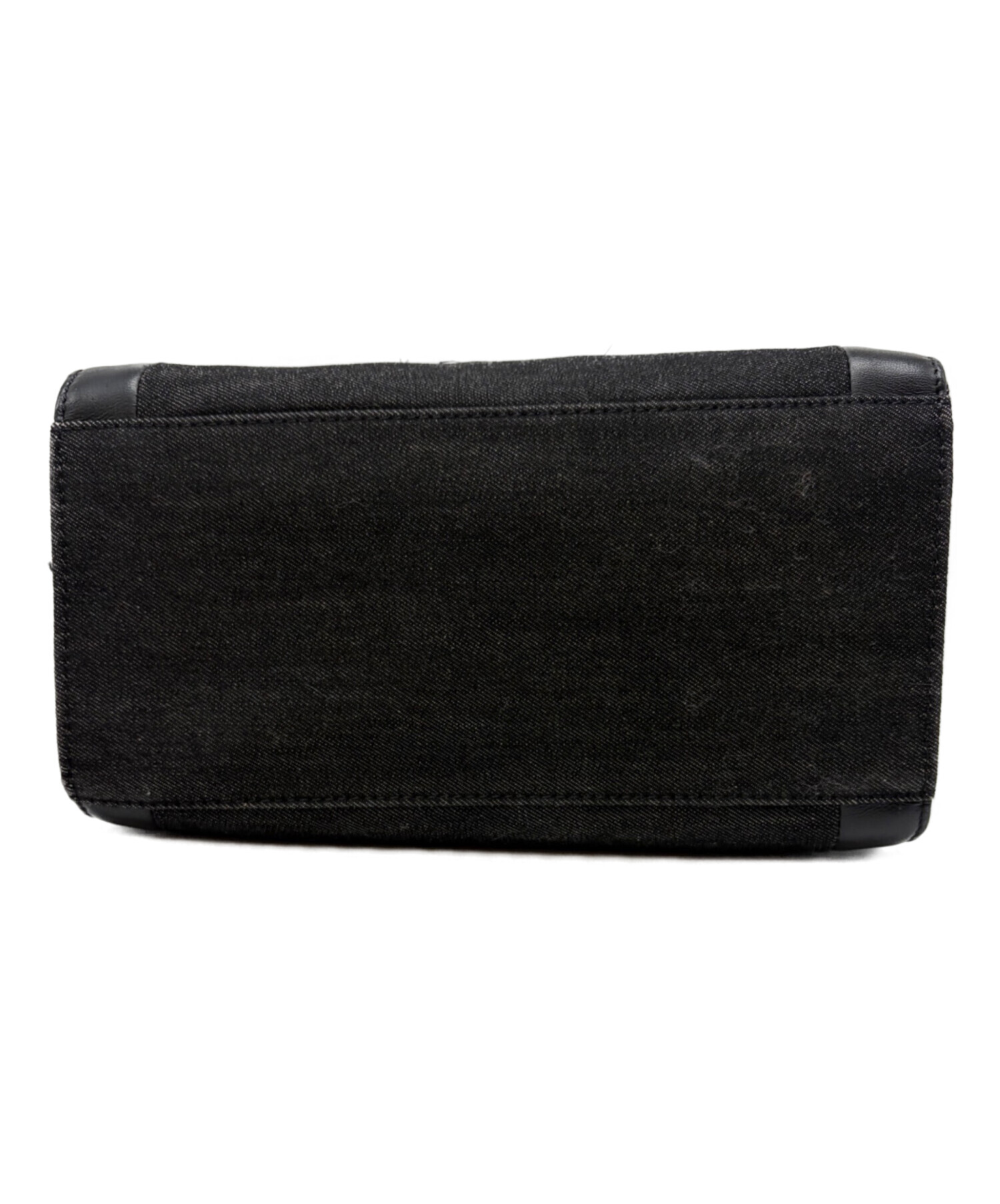 中古・古着通販】DIESEL (ディーゼル) デニムハンドバッグ ブラック