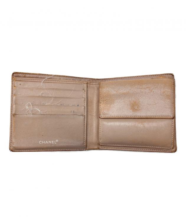 中古・古着通販】CHANEL (シャネル) 2つ折り財布 ニュートラベルライン