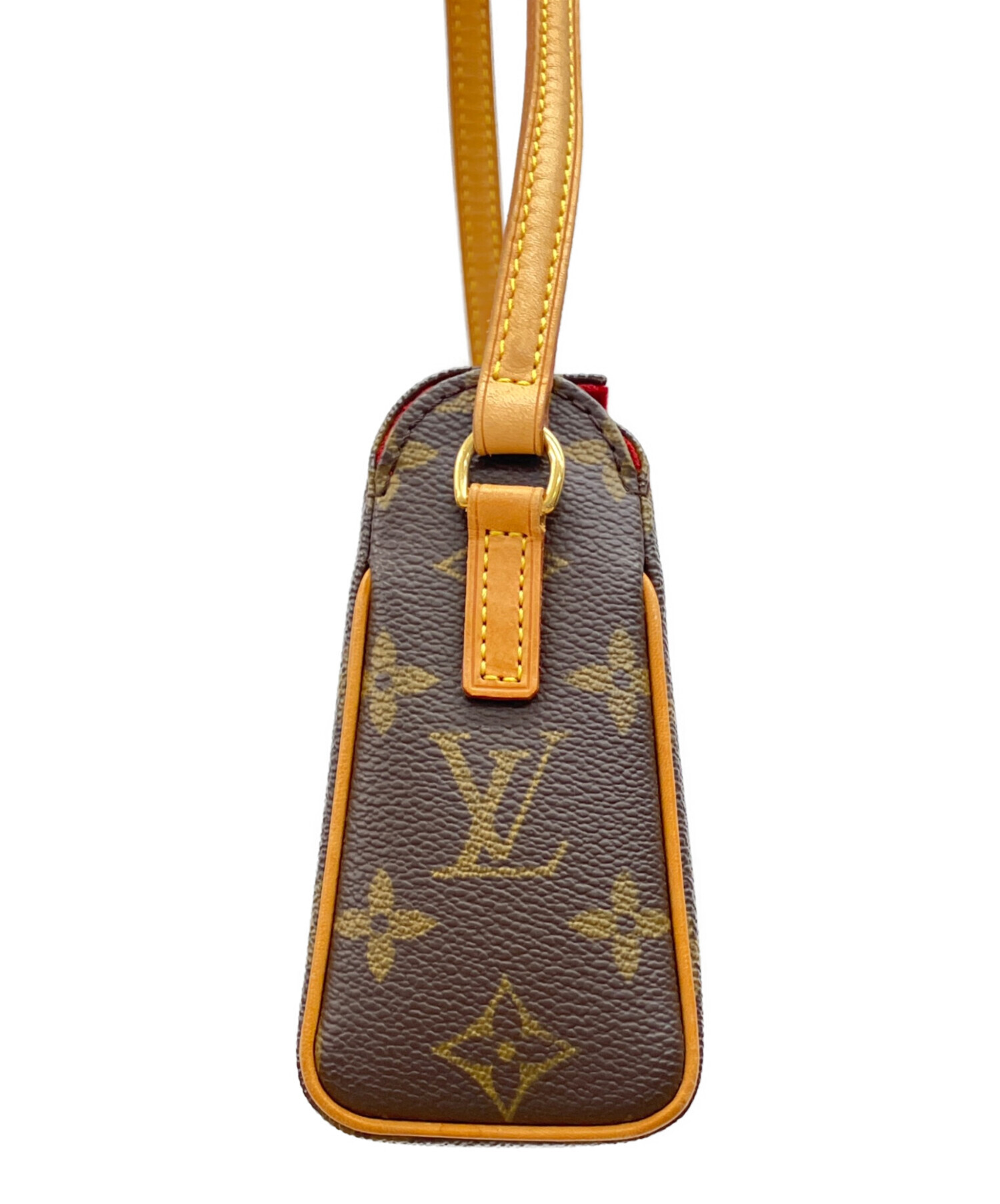 ルイヴィトン モノグラム ショルダーバッグ 斜め掛け ヴィンテージ ブラウン 中古・古着通販】LOUIS VUITTON (ルイ ヴィトン) ショルダーバッグ