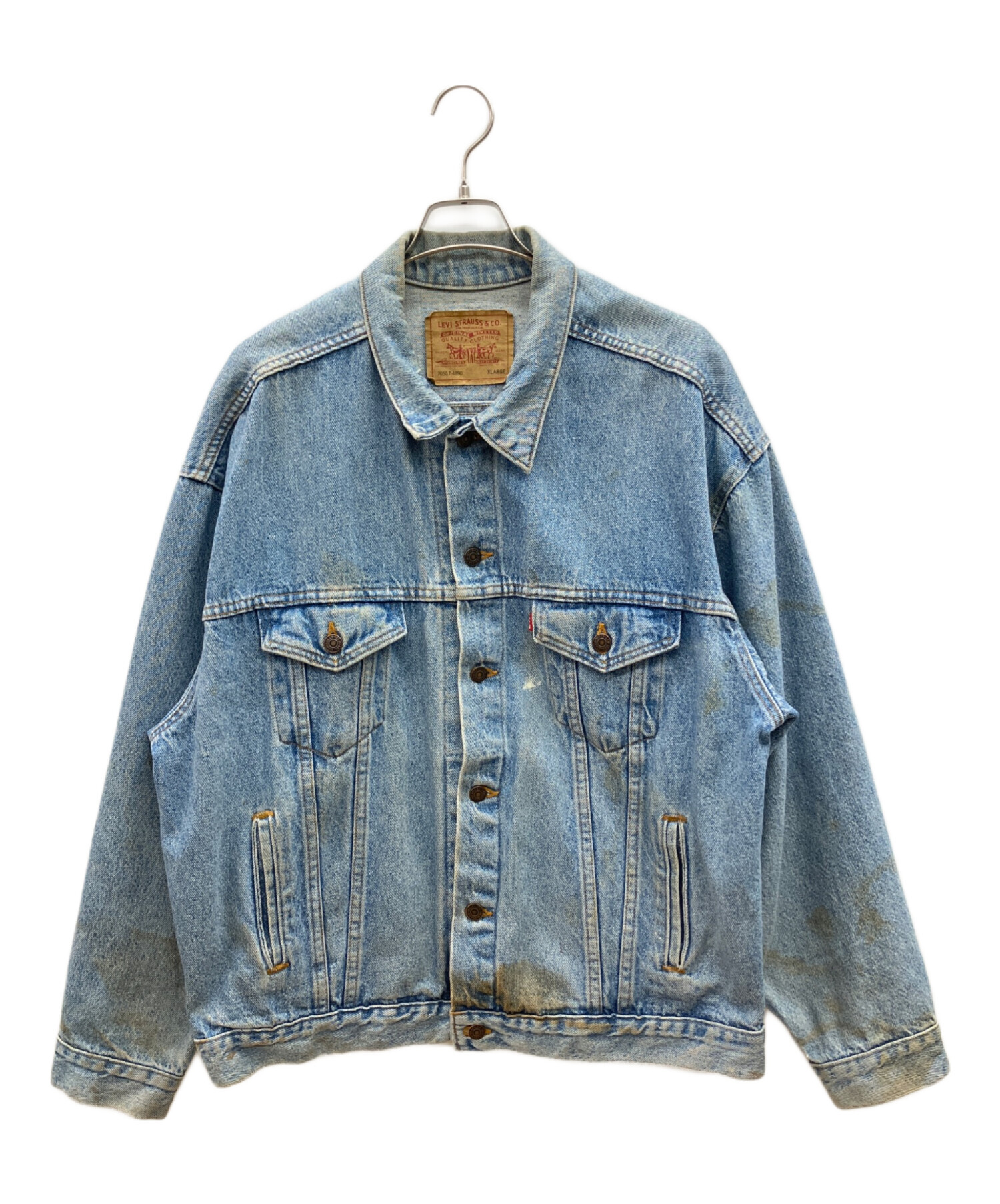ドラゴン殺し90s-Levi's70507ペイントジャケットL刻印977 中古・古着通販】LEVI'S (リーバイス) 90s 70507デニムジャケット 1991