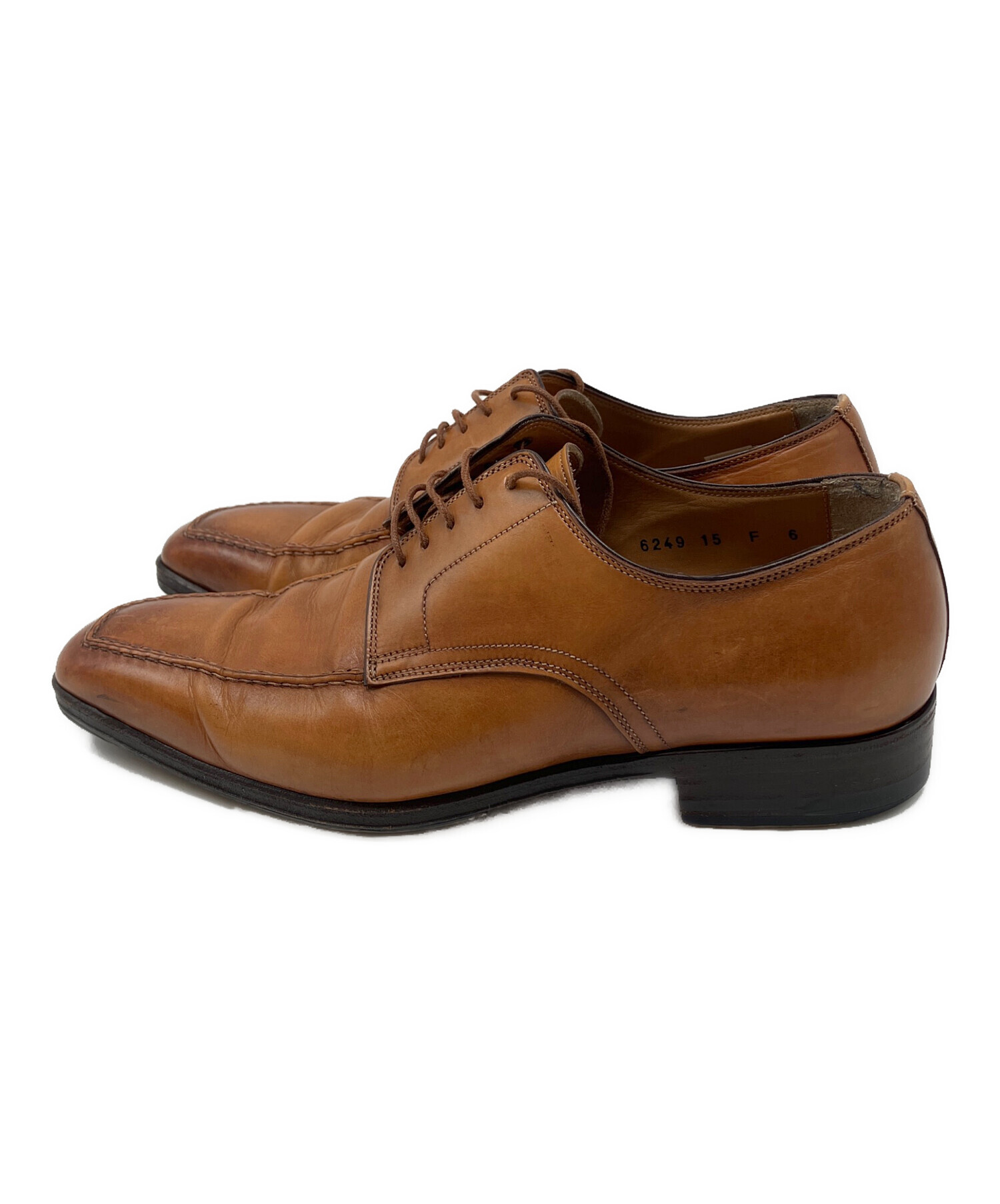 Santoni ドレスシューズ サイズ4 中古・古着通販】Santoni (サントーニ) ドレスシューズ ブラウン