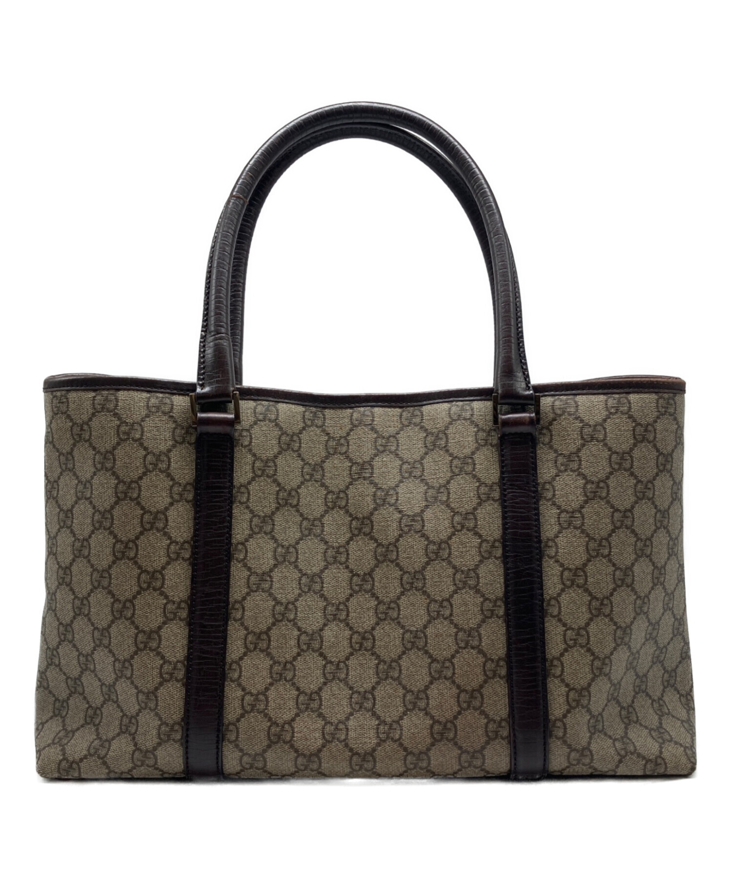 【VINTAGE GUCCI/グッチ】トートバッグ gg 中古・古着通販】GUCCI (グッチ) トートバッグ GG｜ブランド・古着通販
