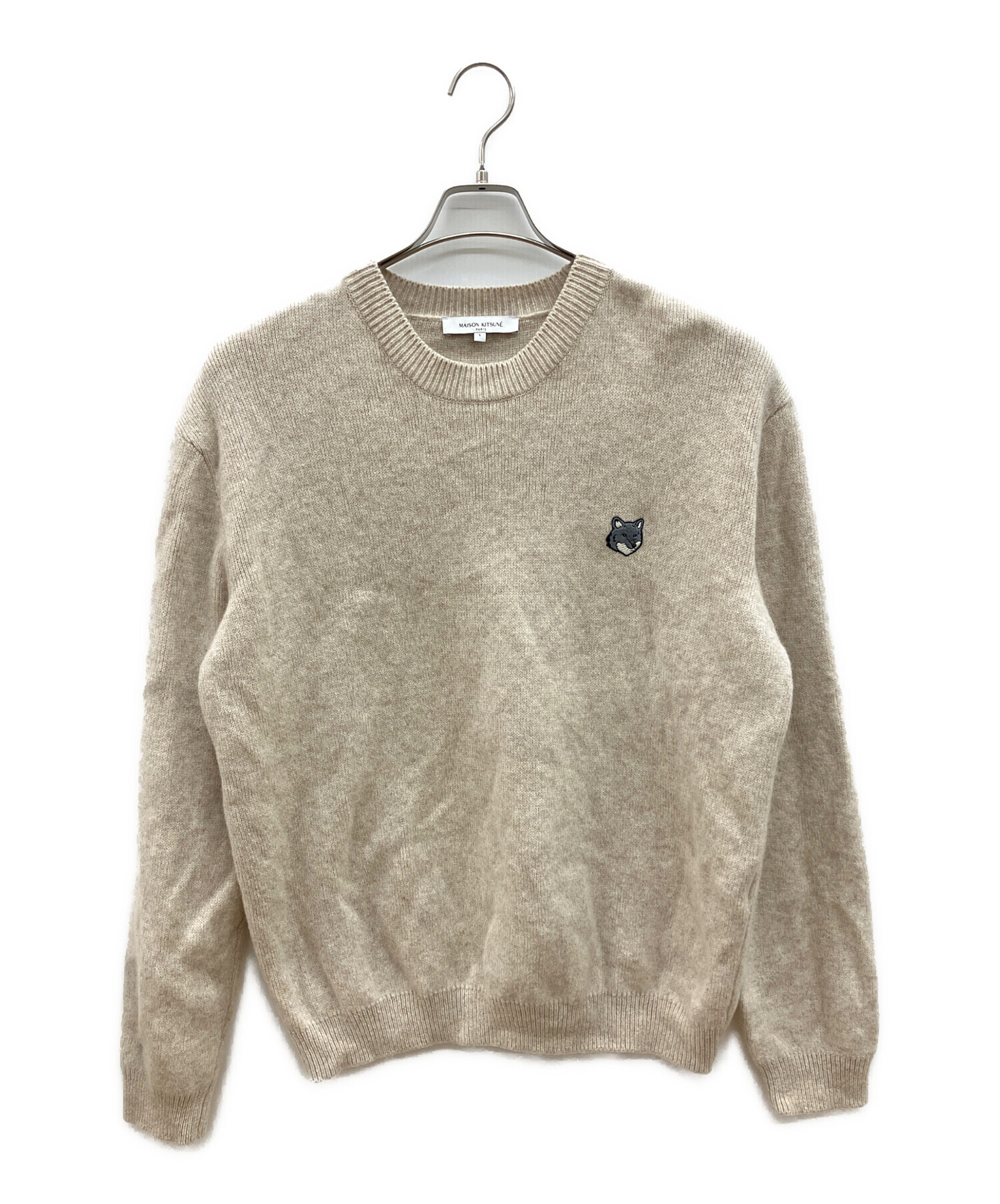 中古・古着通販】maison kitsune (メゾンキツネ) 厚手ニット BOLD FOX