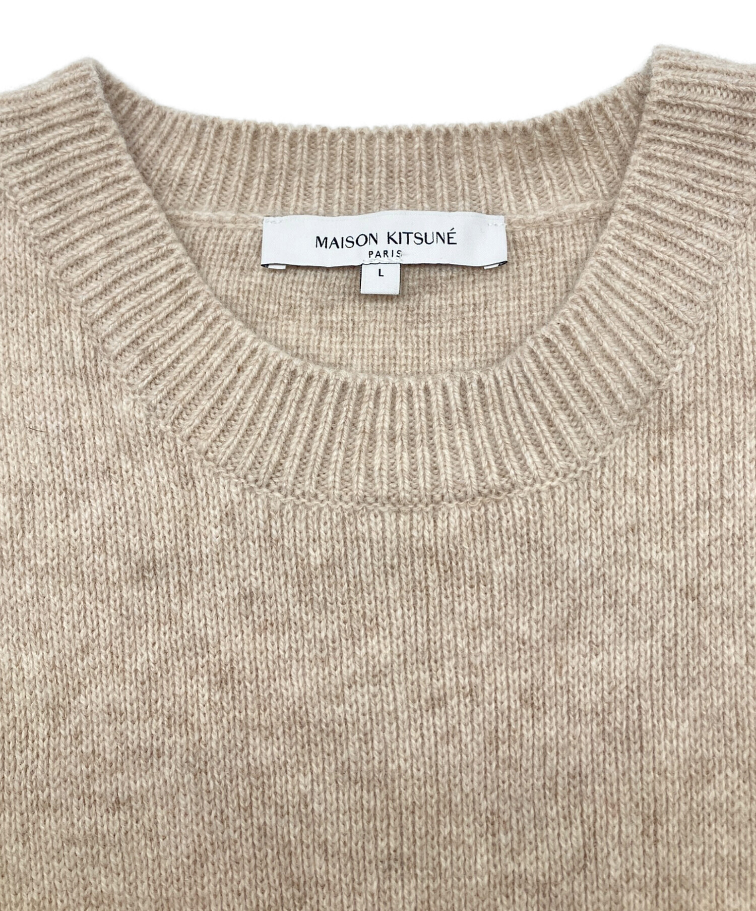 中古・古着通販】maison kitsune (メゾンキツネ) 厚手ニット BOLD FOX