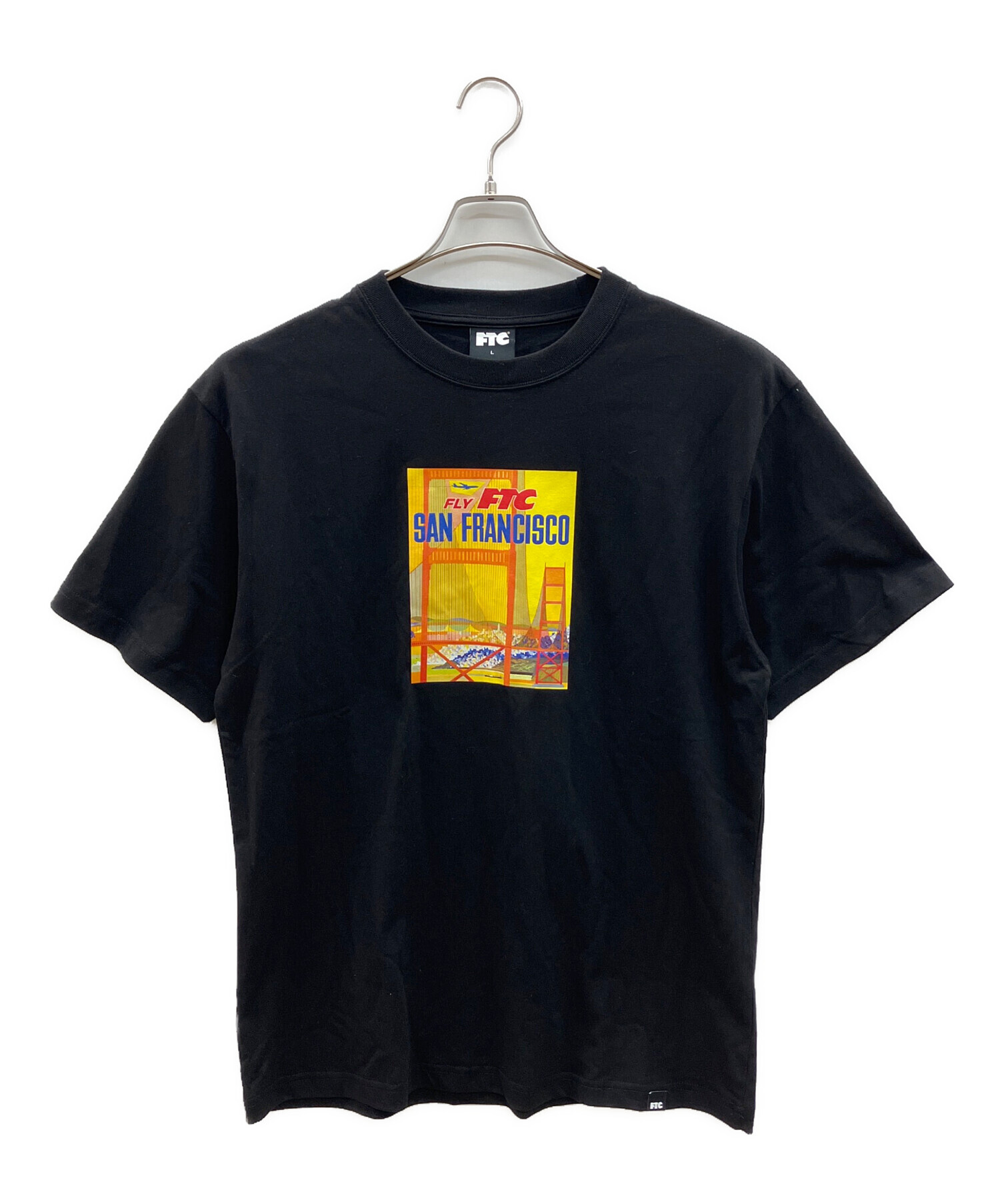 Tファクトリー 五本調子 古典調 中古・古着通販】FTC (エフティーシー) Tシャツ ブラック サイズ:L
