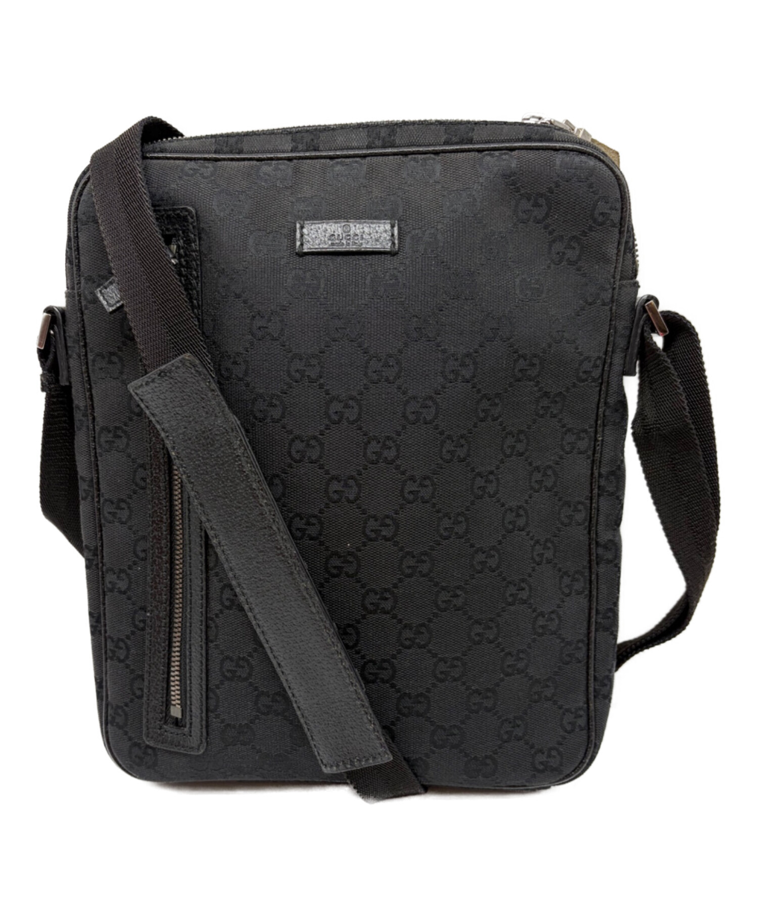 中古・古着通販】GUCCI (グッチ) ショルダーバッグ ブラック｜ブランド