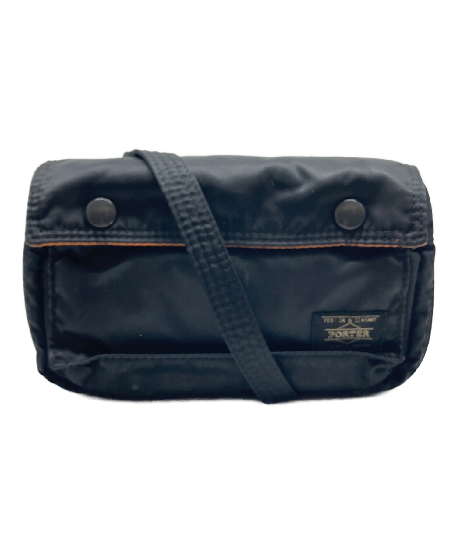 未使用品級✨ PORTER タンカー ショルダーバッグ ブラック 2way 中古・古着通販】PORTER (ポーター) タンカーショルダーバッグ