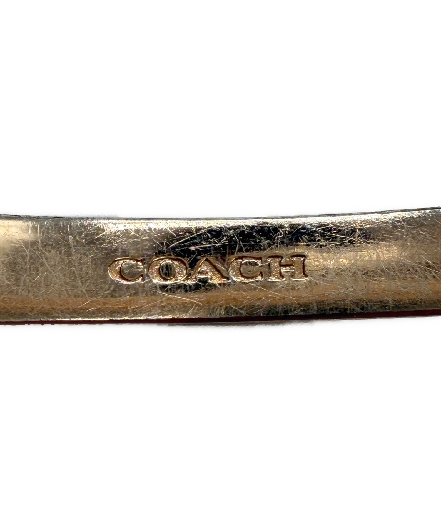 中古・古着通販】COACH (コーチ) バングル ピンクゴールドカラー