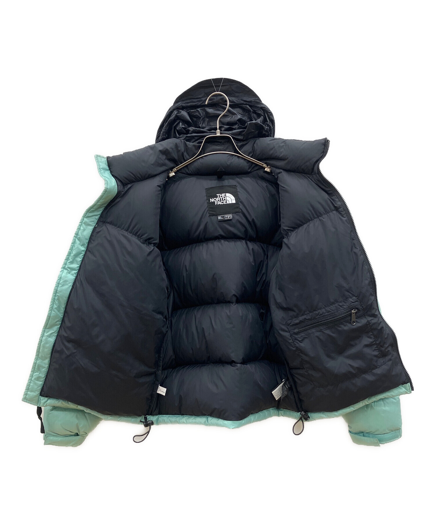 ノースフェイス　ヌプシ ダウンジャケット　XL　800フィル黒青 ブルゾン　古着 中古・古着通販】THE NORTH FACE (ザ ノース フェイス) ヌプシダウン