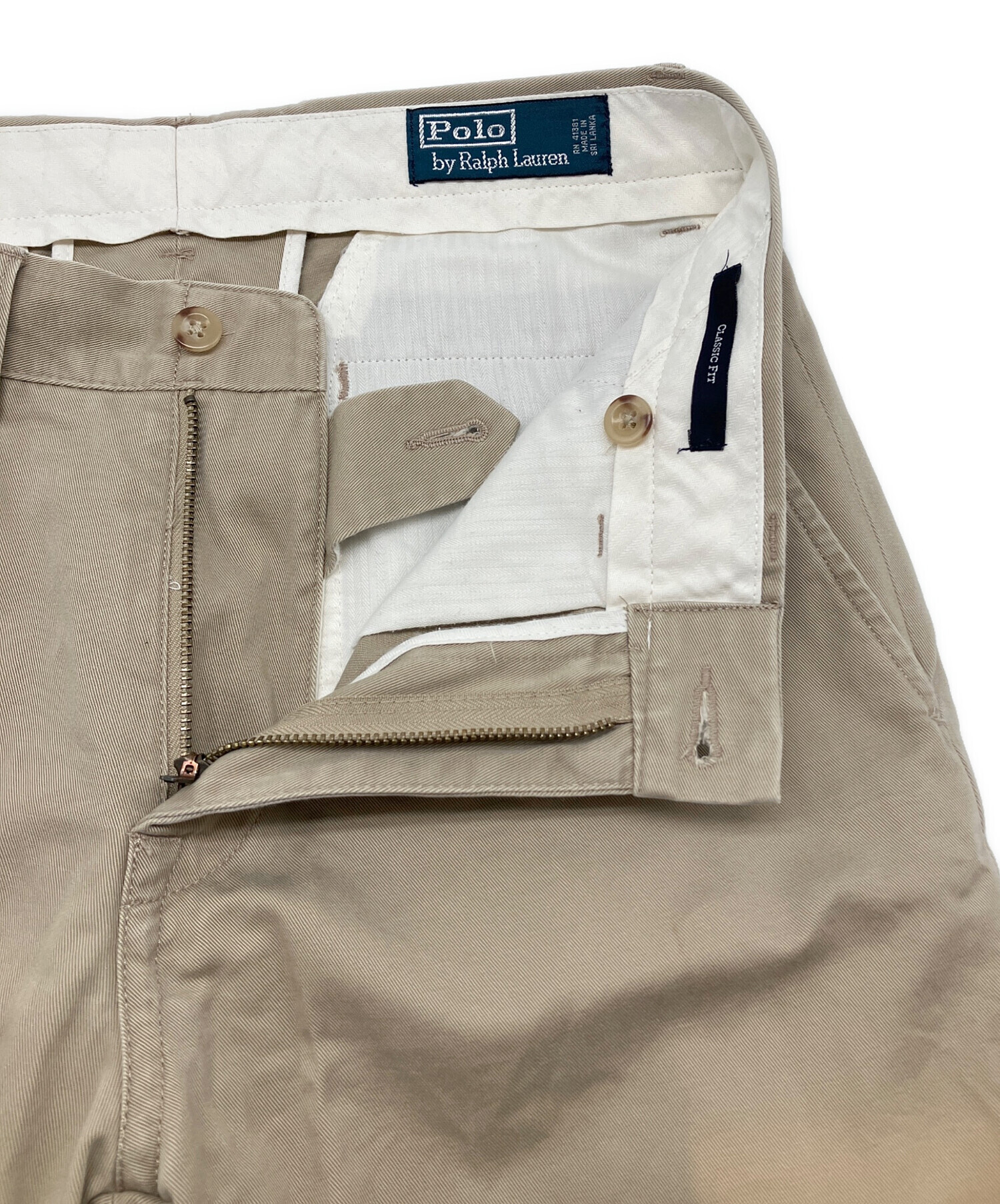 90s Ralph Lauren ベージュ チノパン 中古・古着通販】POLO RALPH LAUREN (ポロ・ラルフローレン) 90s