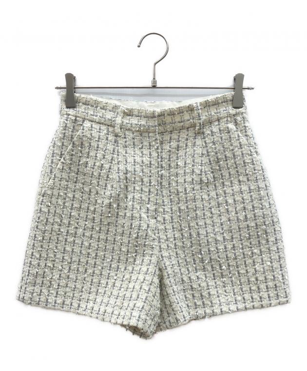 中古・古着通販】anuans (アニュアンス) ツイードショートパンツ