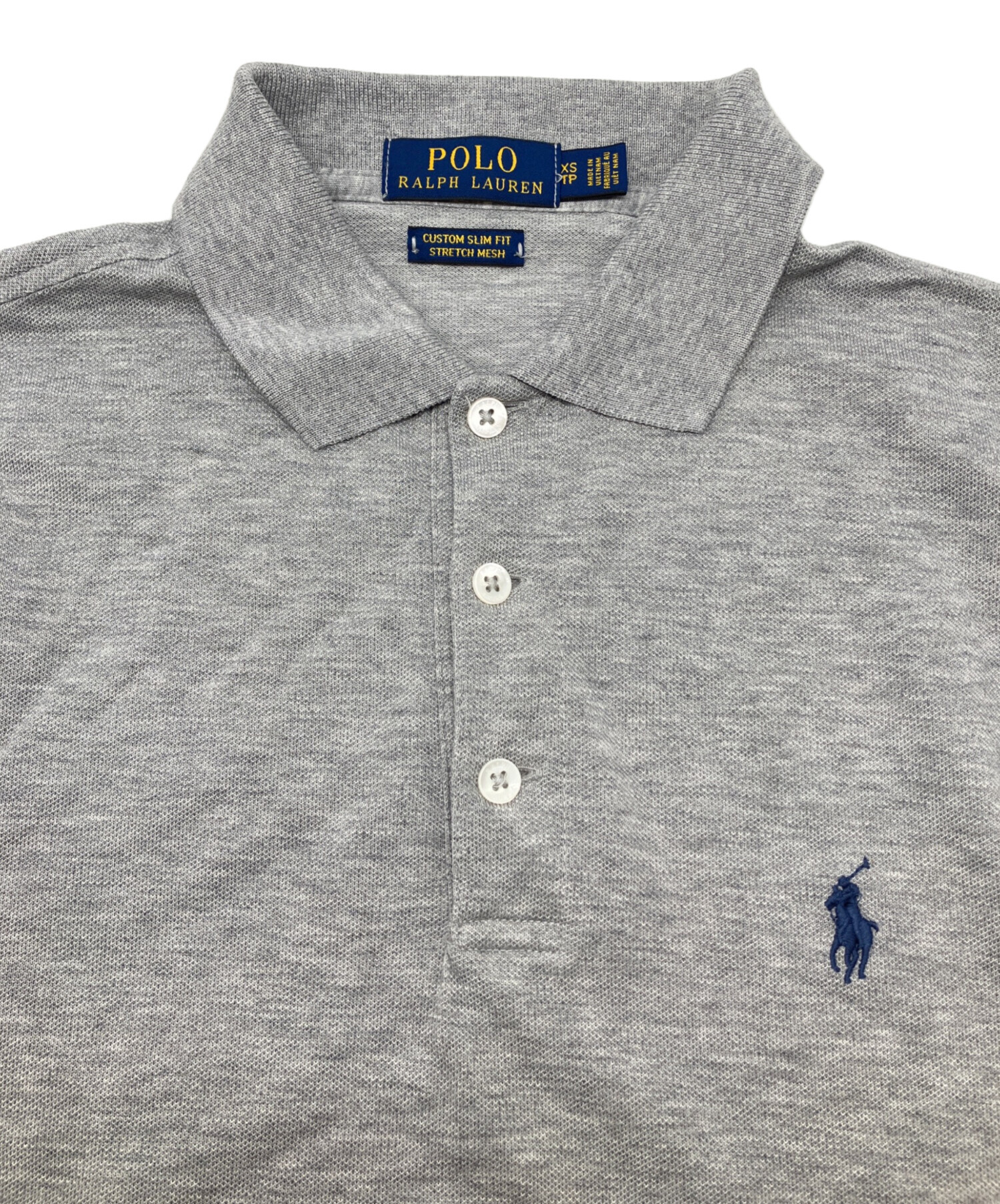美品 RLX Ralph Lauren ポロシャツ グレー M-Lサイズ相当 中古・古着通販】POLO RALPH LAUREN (ポロ・ラルフローレン