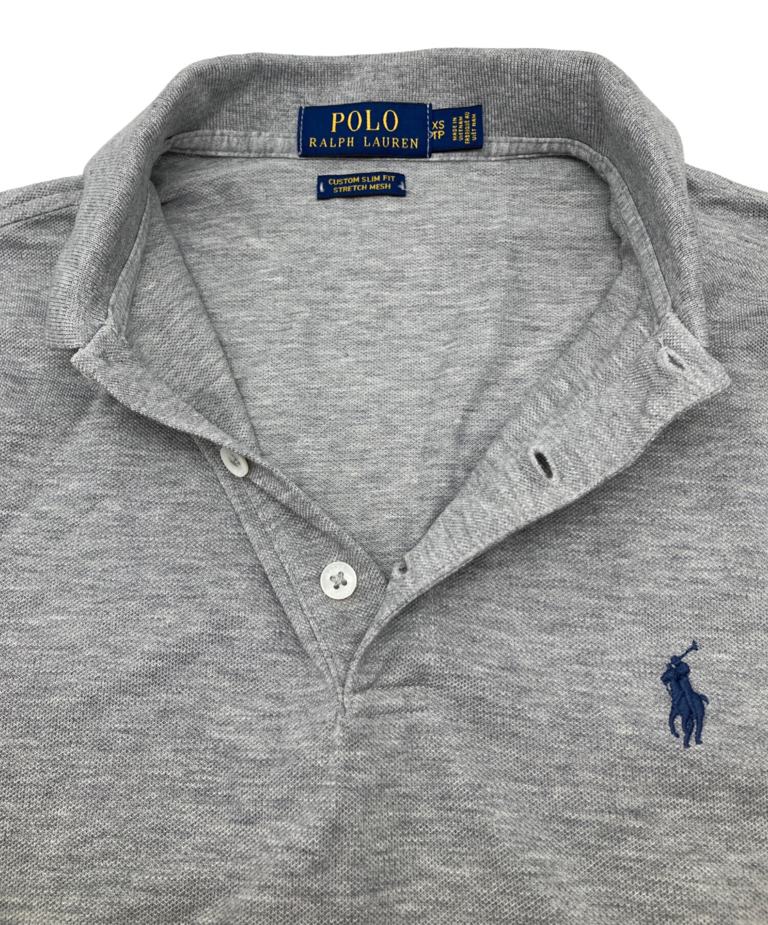 美品 RLX Ralph Lauren ポロシャツ グレー M-Lサイズ相当 中古・古着通販】POLO RALPH LAUREN (ポロ・ラルフローレン