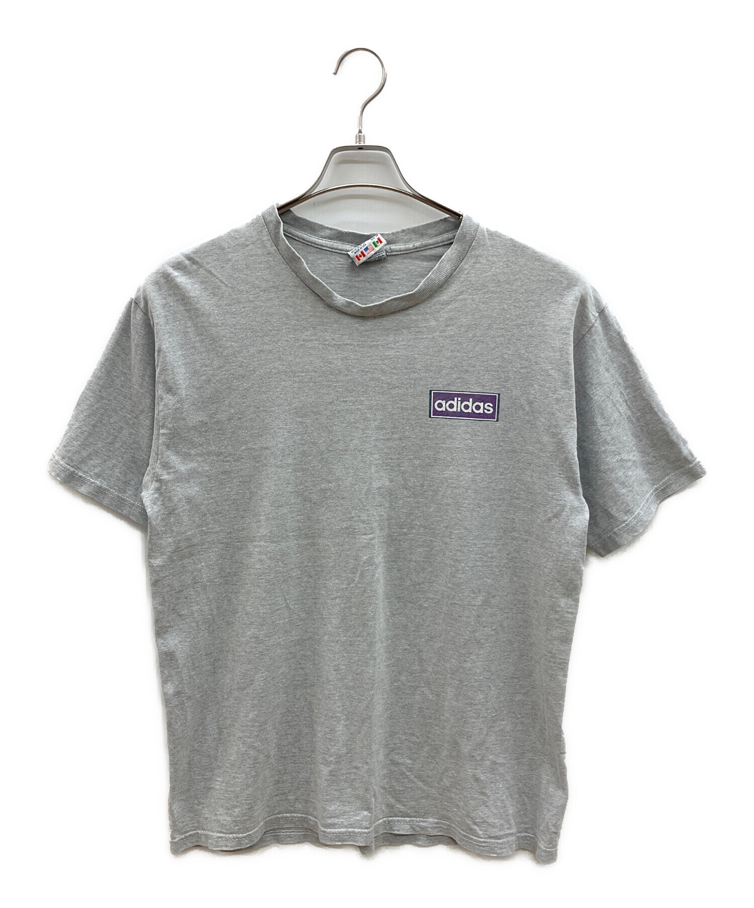 中古・古着通販】adidas (アディダス) 80sプリントTシャツ 万国旗タグ
