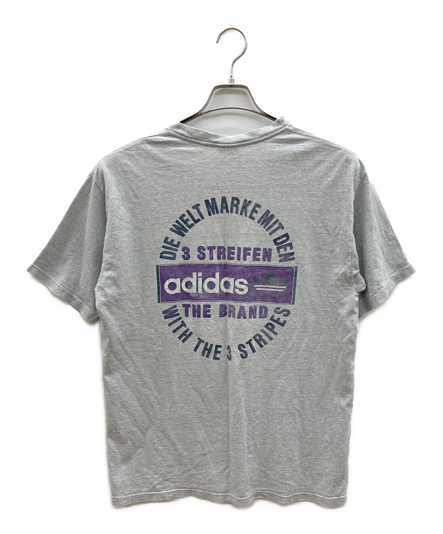 中古・古着通販】adidas (アディダス) 80sプリントTシャツ 万国旗タグ