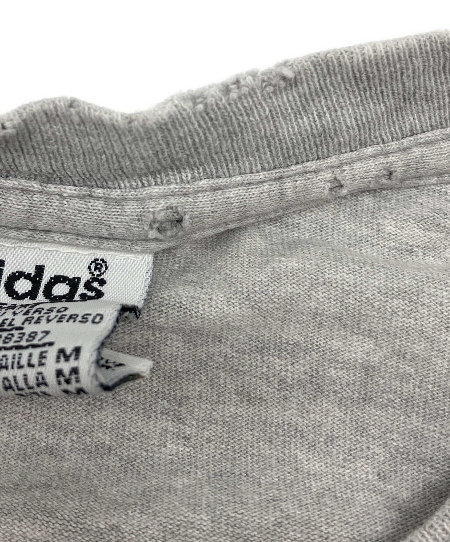 中古・古着通販】adidas (アディダス) 80sプリントTシャツ 万国旗タグ