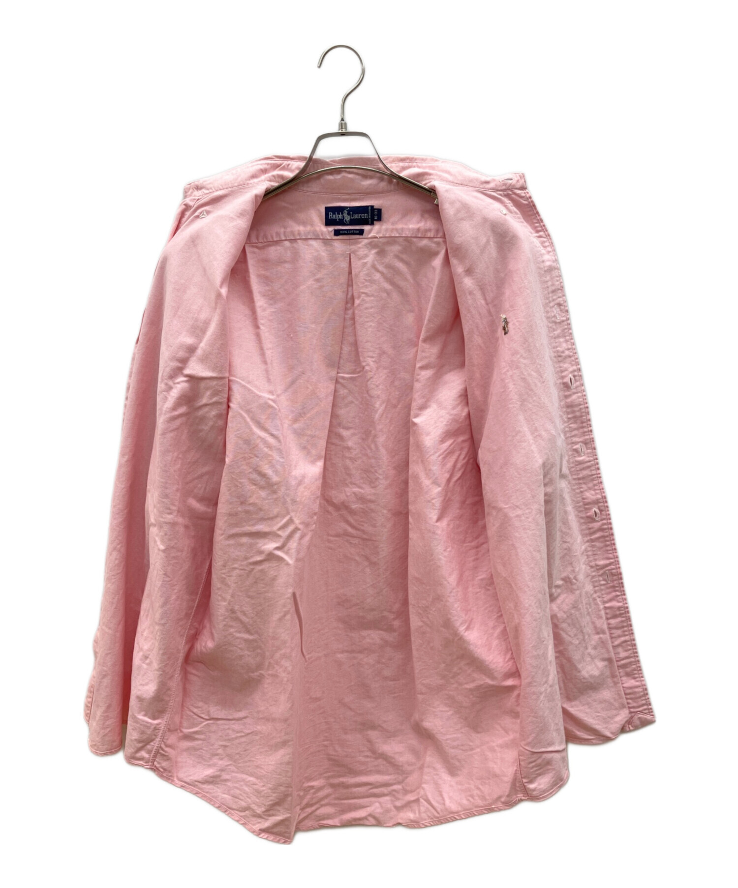 Ralph Lauren ボタンダウンシャツ ピンク 15 1/2-32 中古・古着通販】RALPH LAUREN (ラルフローレン) 90sボタンダウン