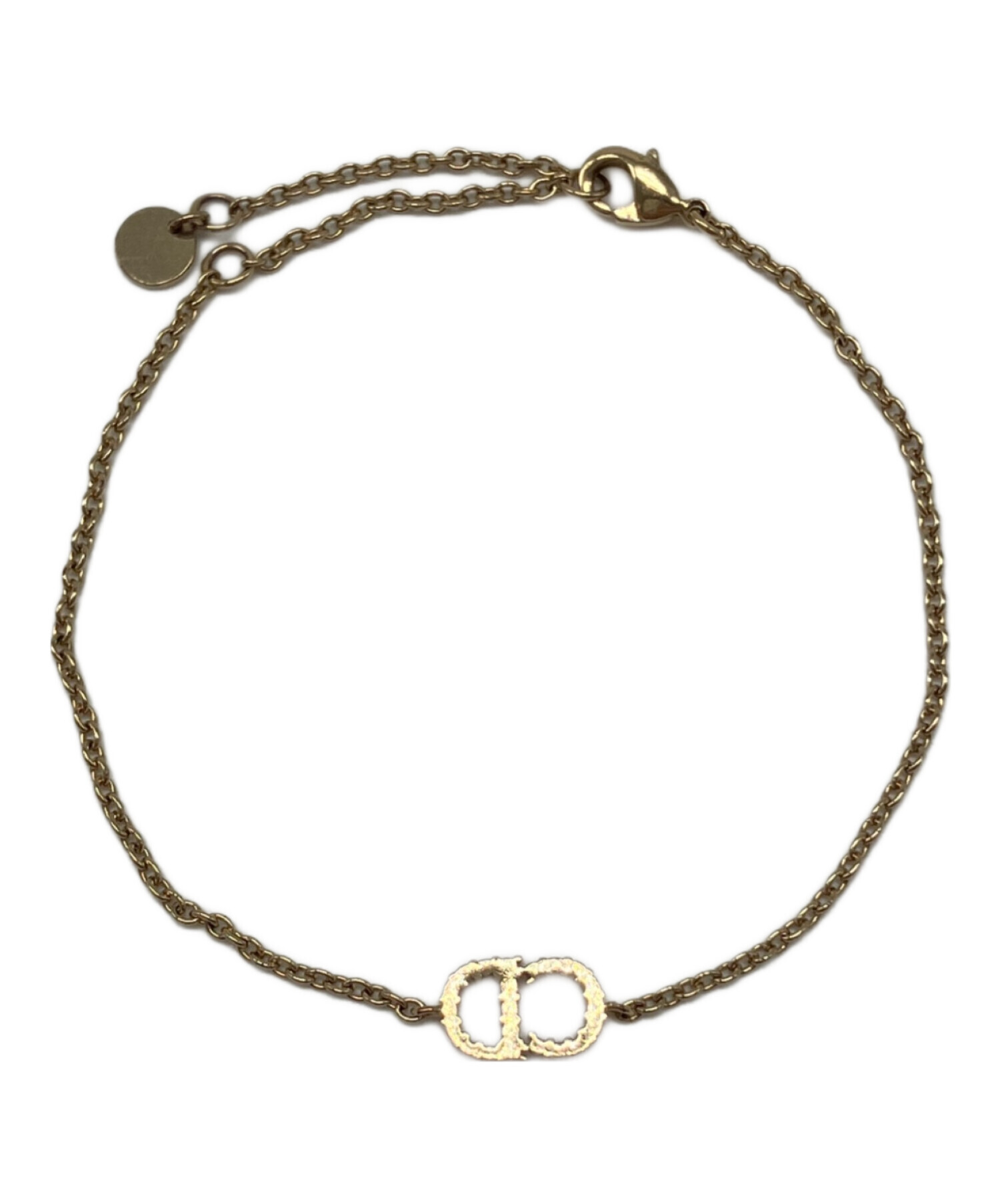 未使用ChristianDior タグ付きゴールドカラーブレスレット 中古・古着通販】Christian Dior (クリスチャン ディオール