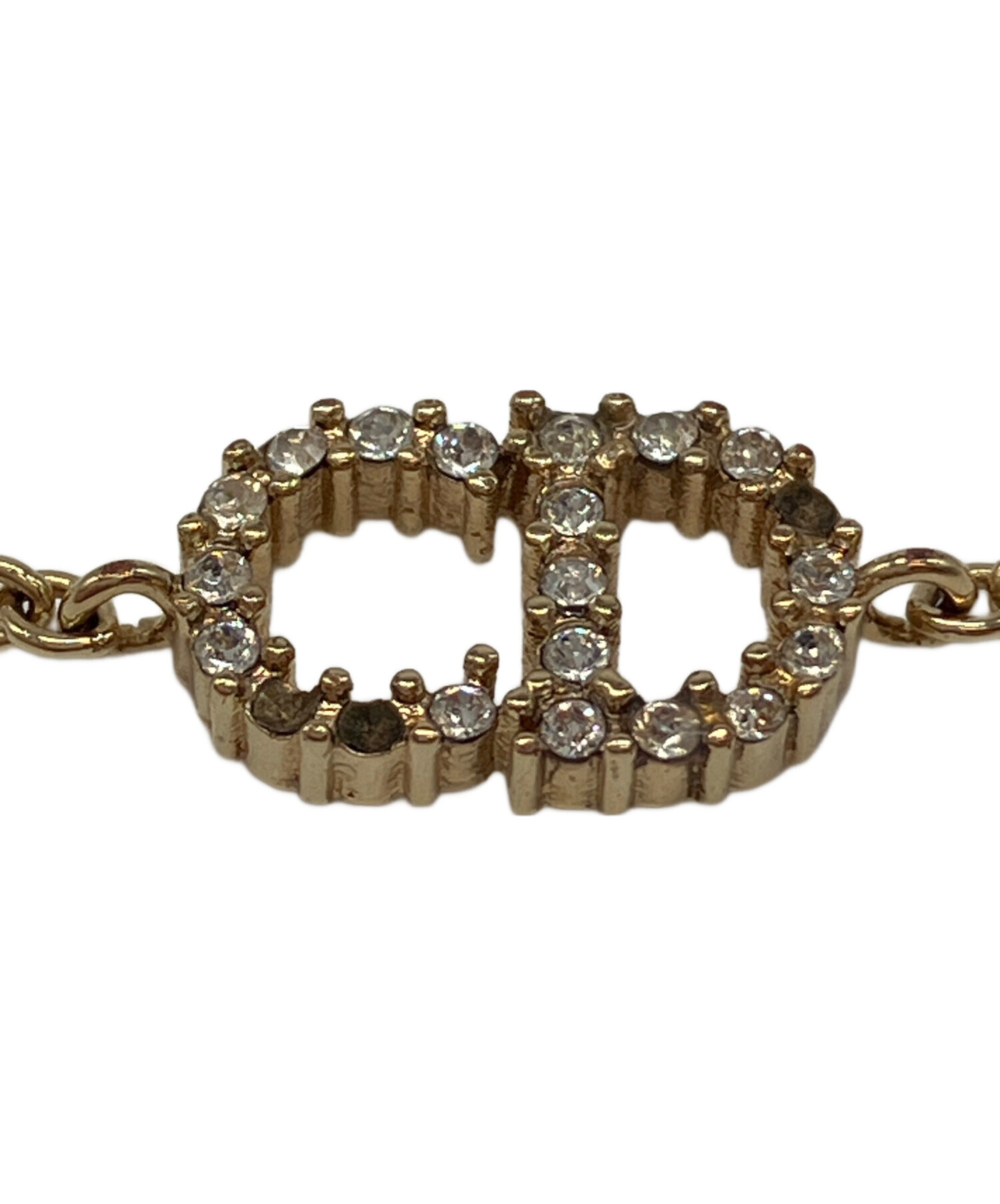 未使用ChristianDior タグ付きゴールドカラーブレスレット 中古・古着通販】Christian Dior (クリスチャン ディオール
