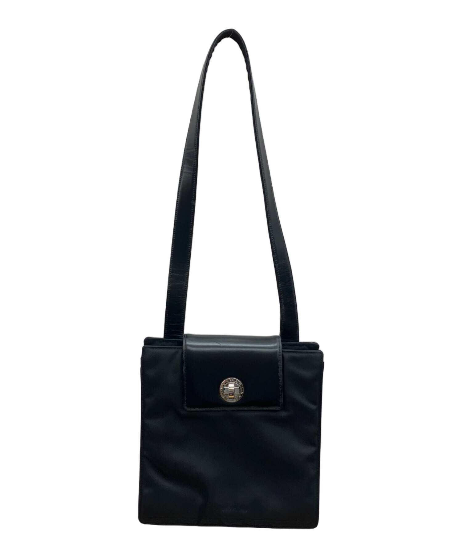 BVLGARI ブルガリ ショルダーバッグ 中古・古着通販】BVLGARI (ブルガリ) ショルダーバッグ ブラック
