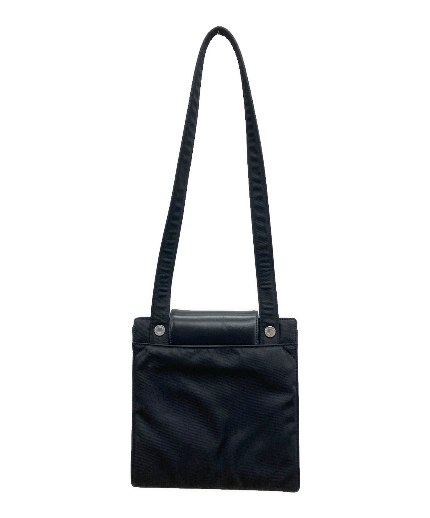 中古・古着通販】BVLGARI (ブルガリ) ショルダーバッグ ブラック 