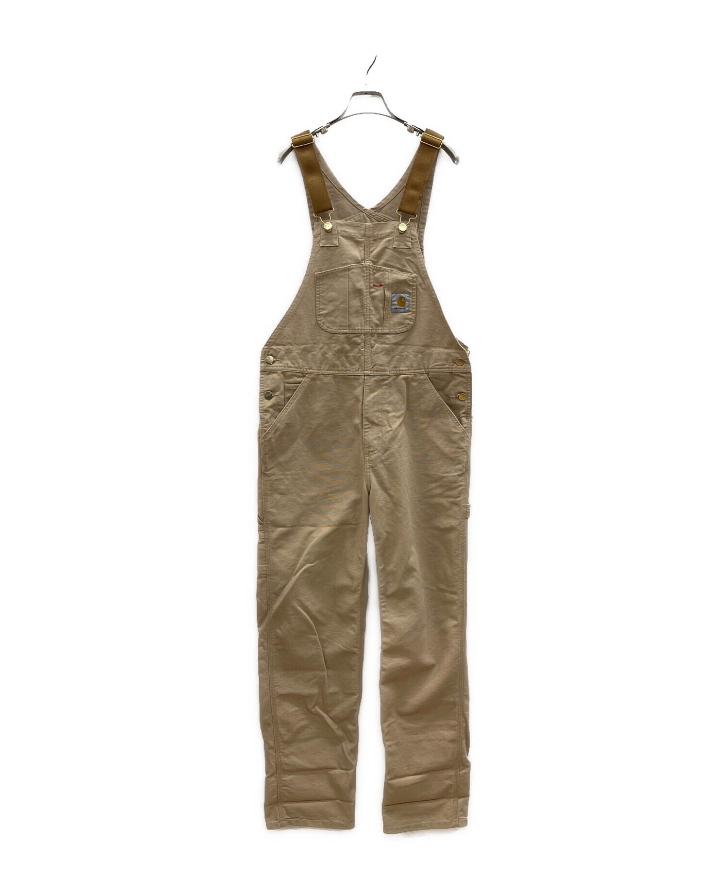 ❤️【新品未使用】Carhartt オーバーオール ベージュ❤️ 中古・古着通販】CarHartt (カーハート) オーバーオール ベージュ
