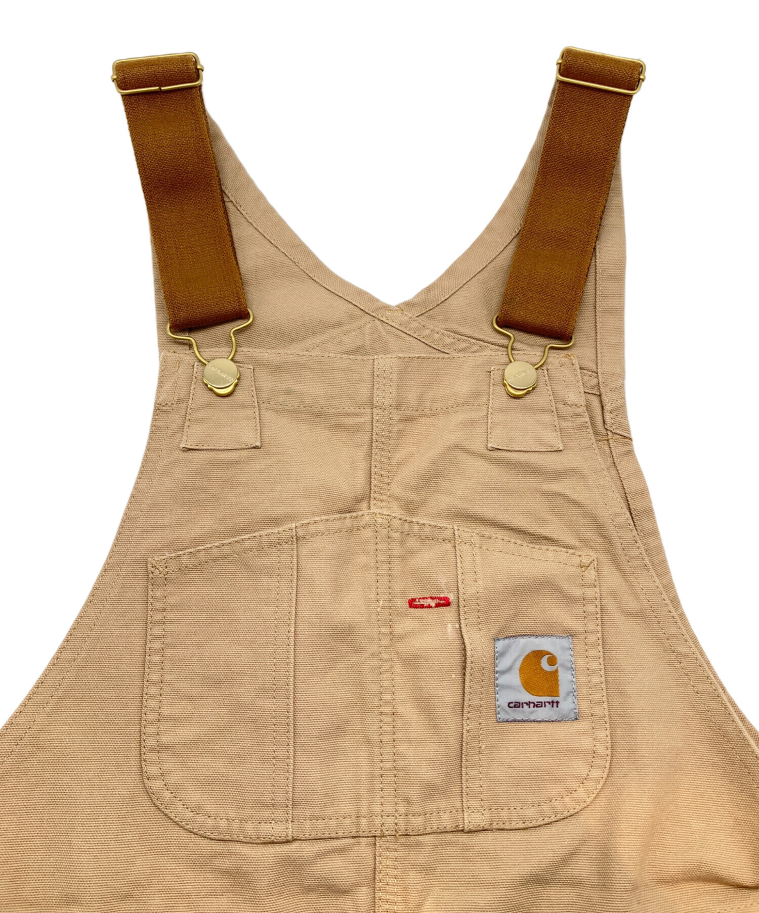 中古・古着通販】CarHartt (カーハート) オーバーオール ベージュ