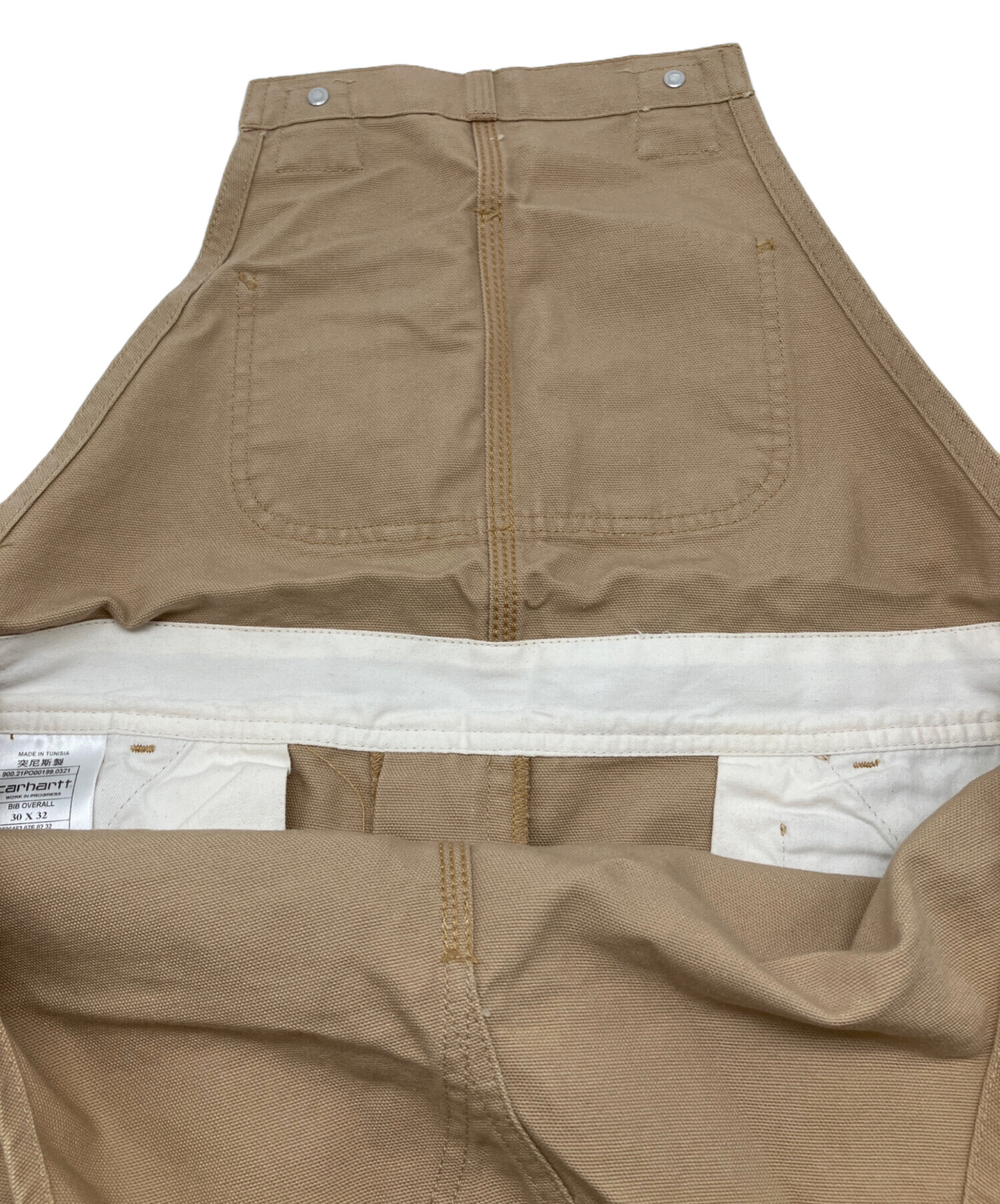 中古・古着通販】CarHartt (カーハート) オーバーオール ベージュ