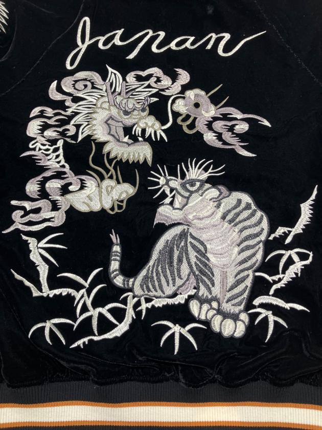 中古・古着通販】朧 (オボロ) スカジャン 龍虎刺繍 ブラック サイズ:M