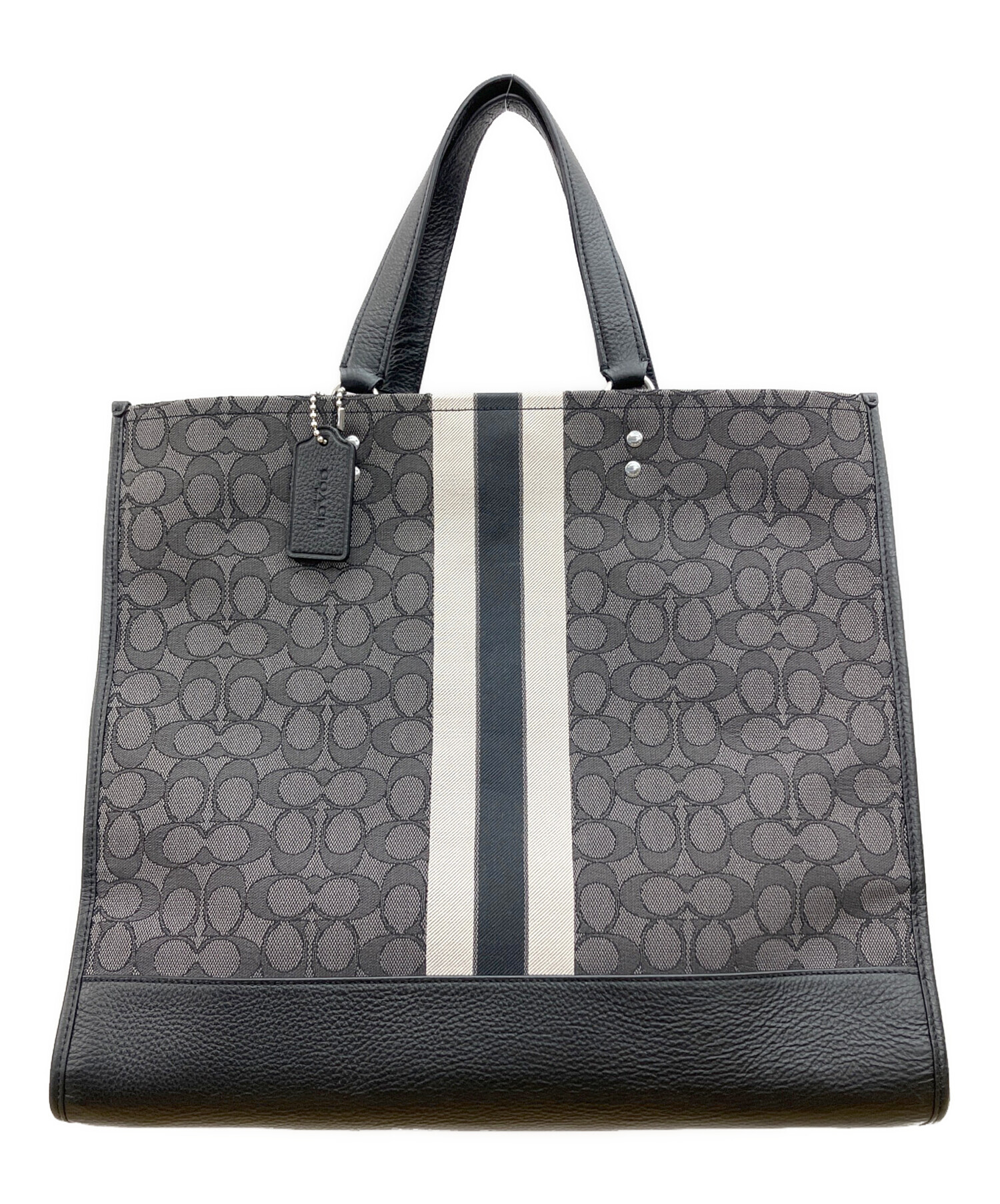 中古・古着通販】COACH (コーチ) デンプシー トート シグネチャー ジャ