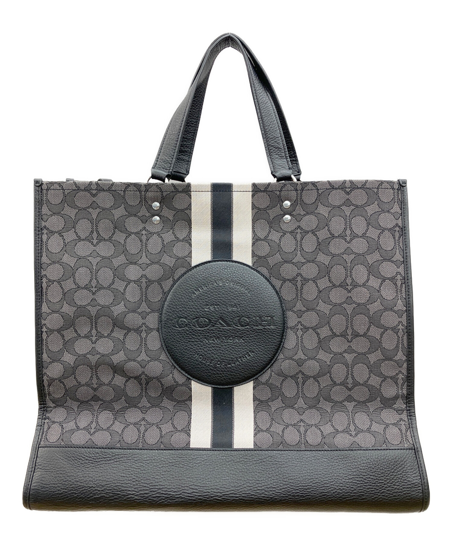中古・古着通販】COACH (コーチ) デンプシー トート シグネチャー ジャ