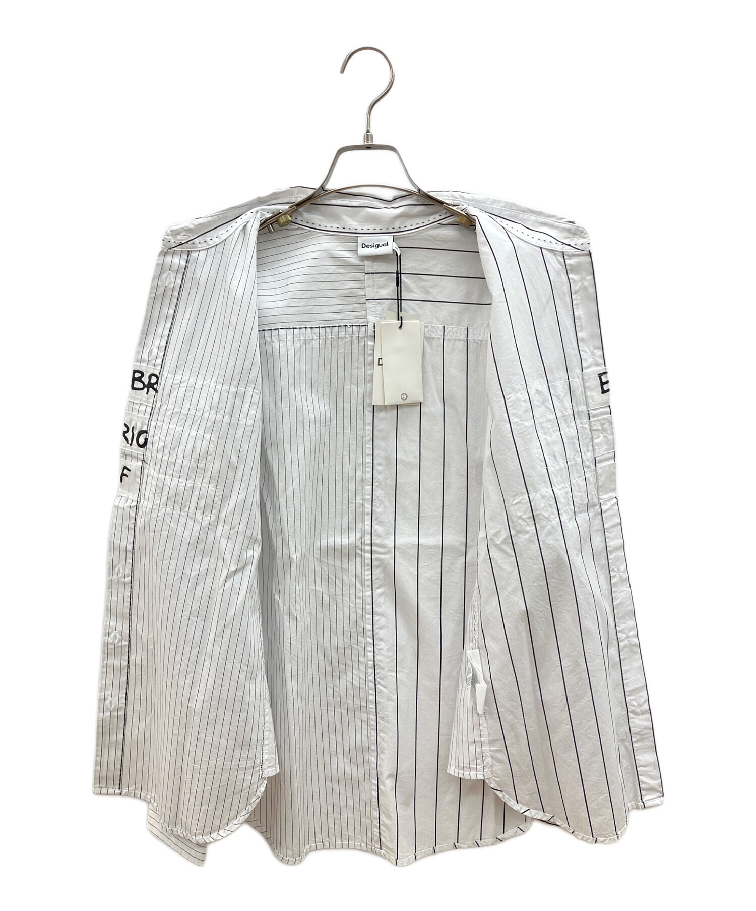中古・古着通販】Desigual (デシグアル) 長袖シャツ YOKOHAMA ホワイト