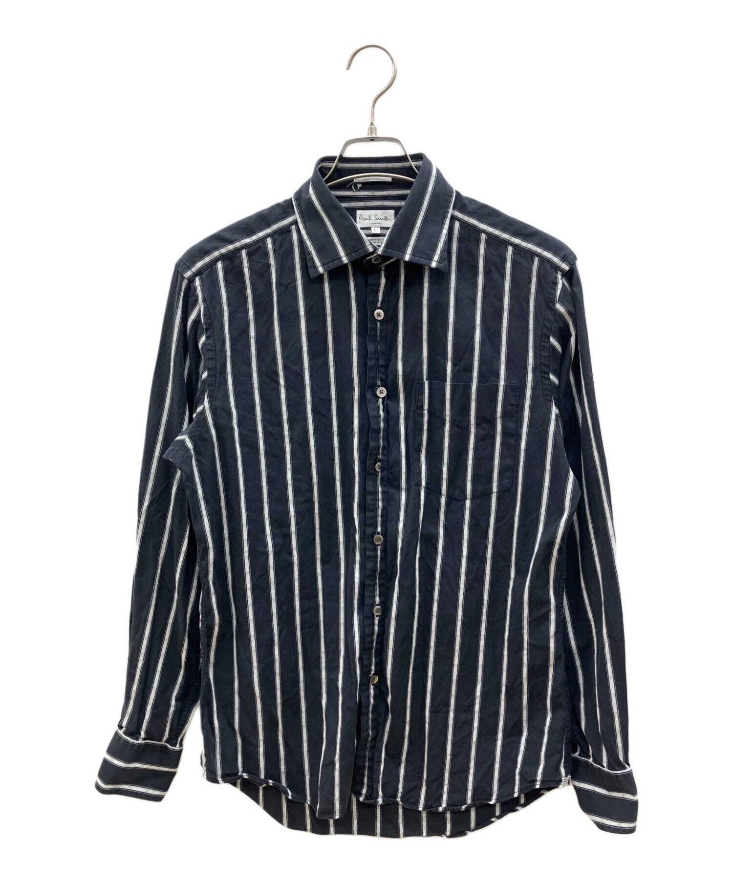 レディース Paul Smith BLACK ストライプ 新品シャツ