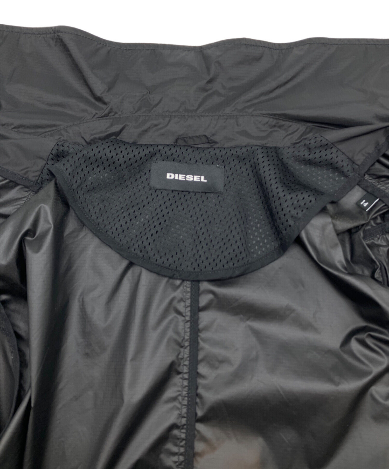 中古・古着通販】DIESEL (ディーゼル) ナイロンジャケット ブラック