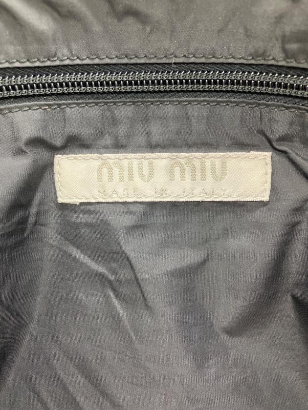 中古・古着通販】MIU MIU (ミュウミュウ) ミニボストンバッグ ブラック