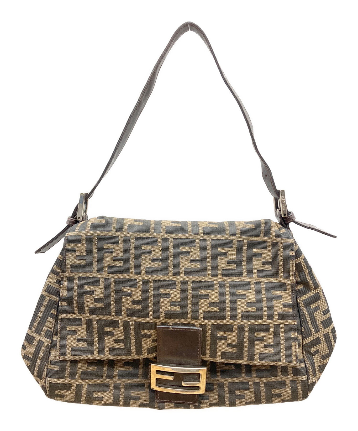 中古・古着通販】FENDI (フェンディ) ズッカ マンマバケット ブラウン