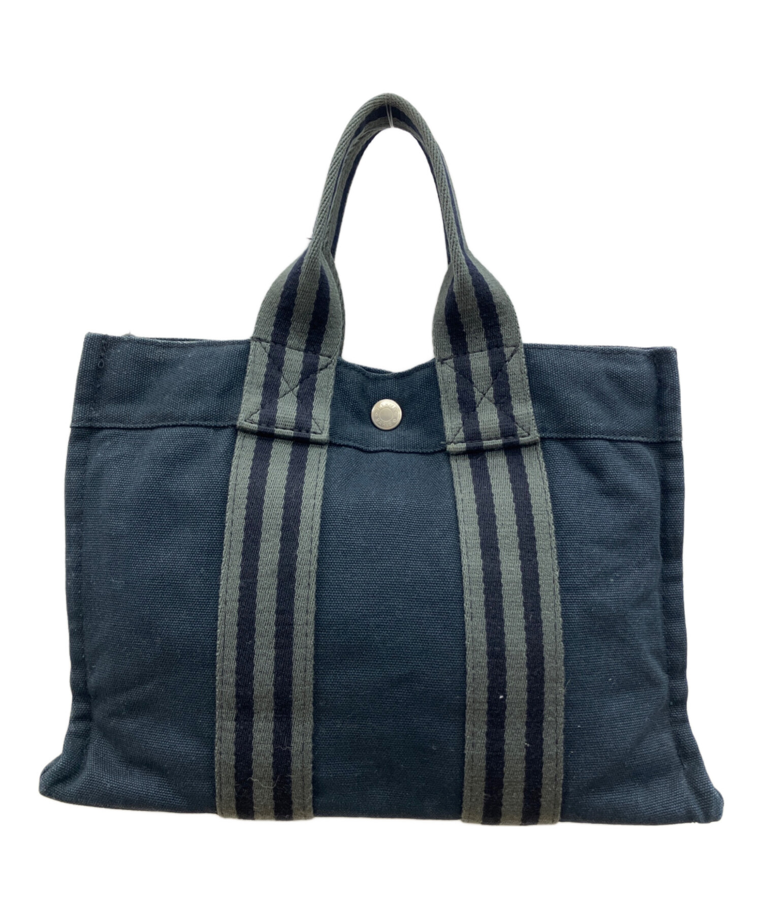 中古・古着通販】HERMES (エルメス) フールトゥPM ブラック×グレー